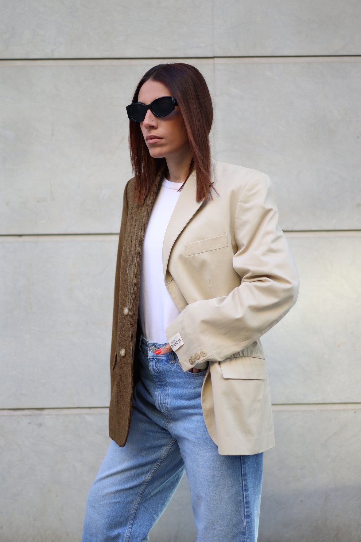 CONTRAST BLAZER 55