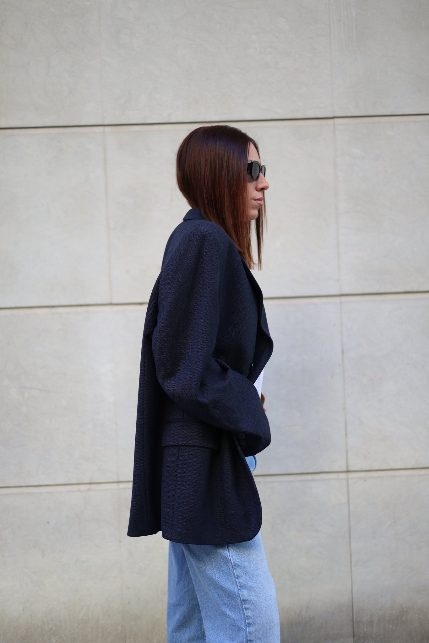 CONTRAST BLAZER 36