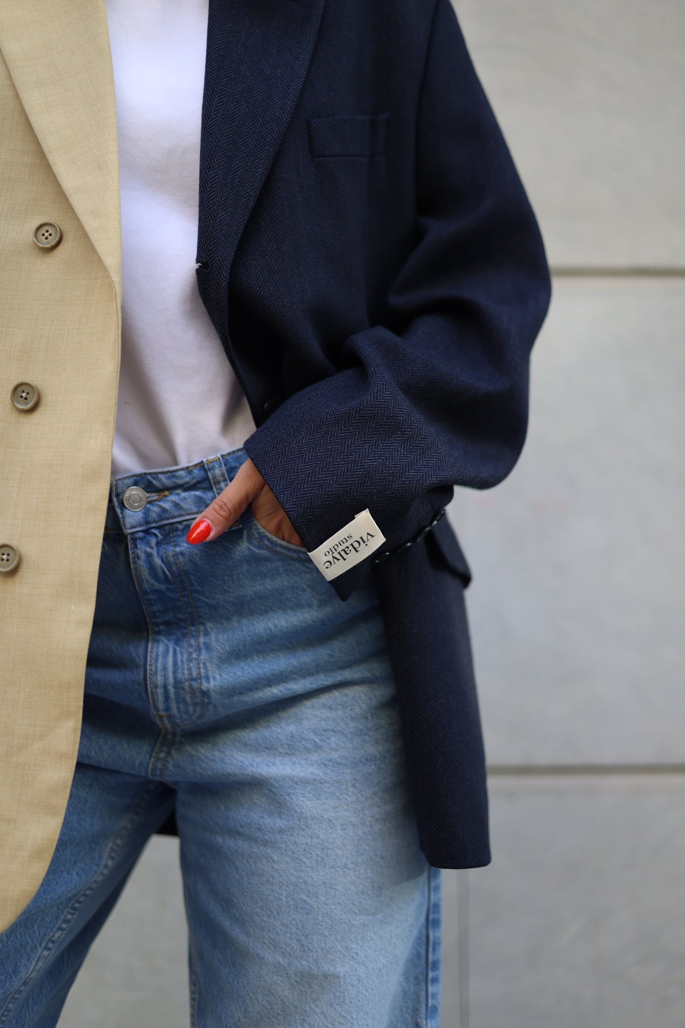 CONTRAST BLAZER 43