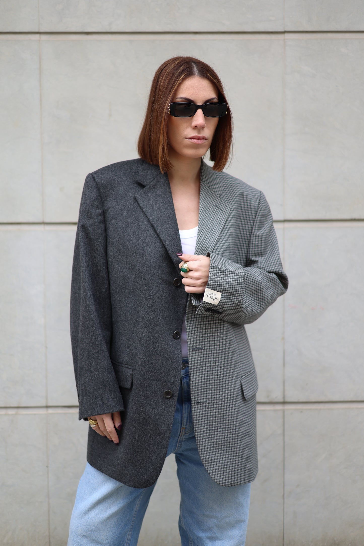 CONTRAST BLAZER 182