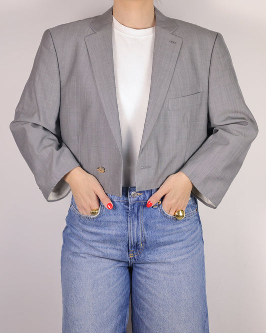 CROP GOLDEN BLAZER 4 vidalyestudio