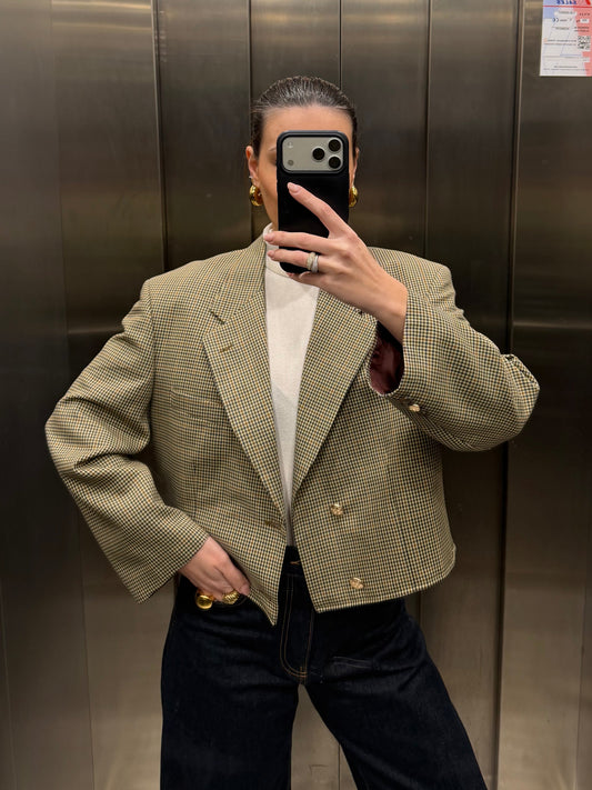 CROP GOLDEN BLAZER 009 vidalyestudio