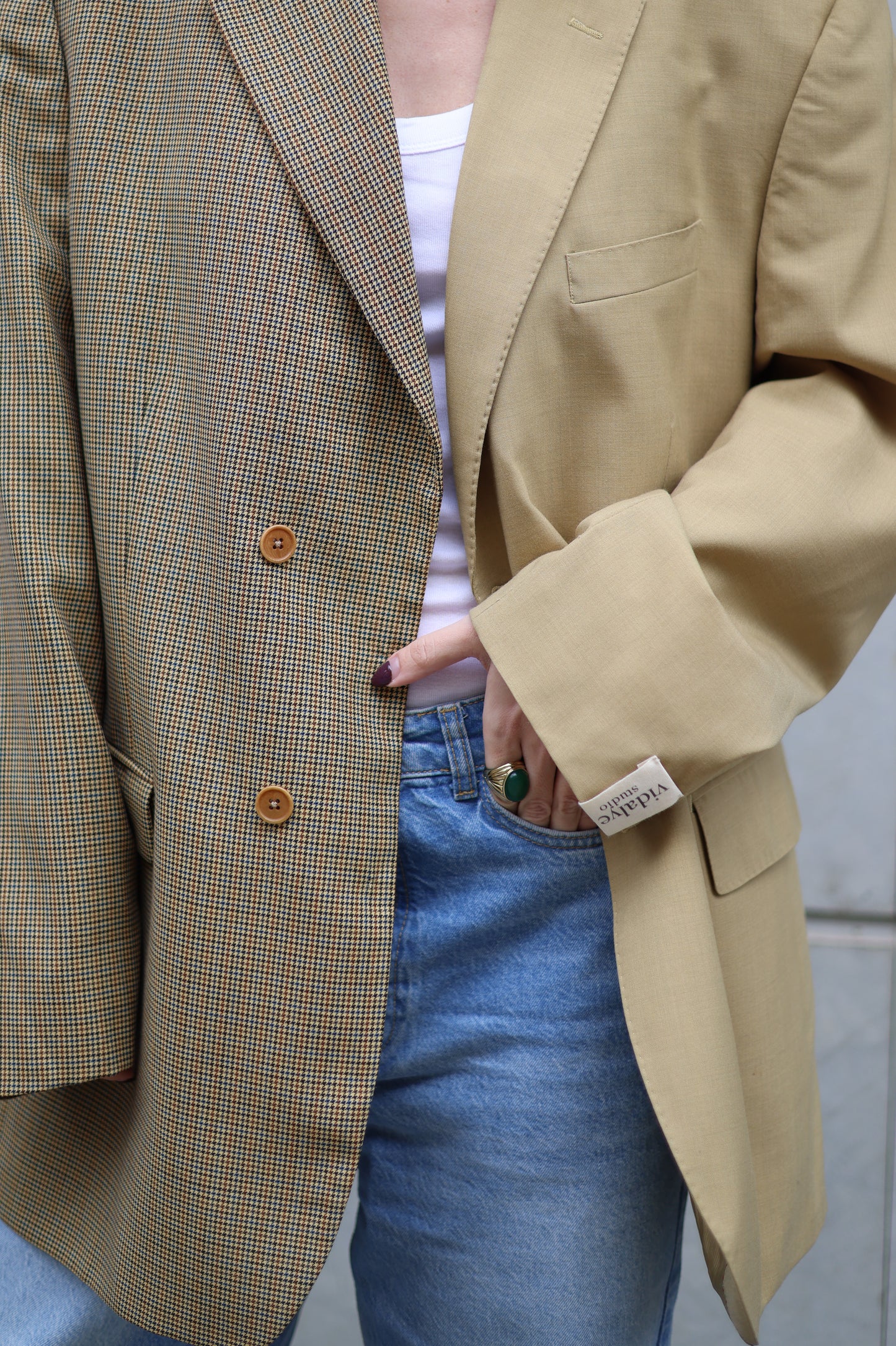 CONTRAST BLAZER 188
