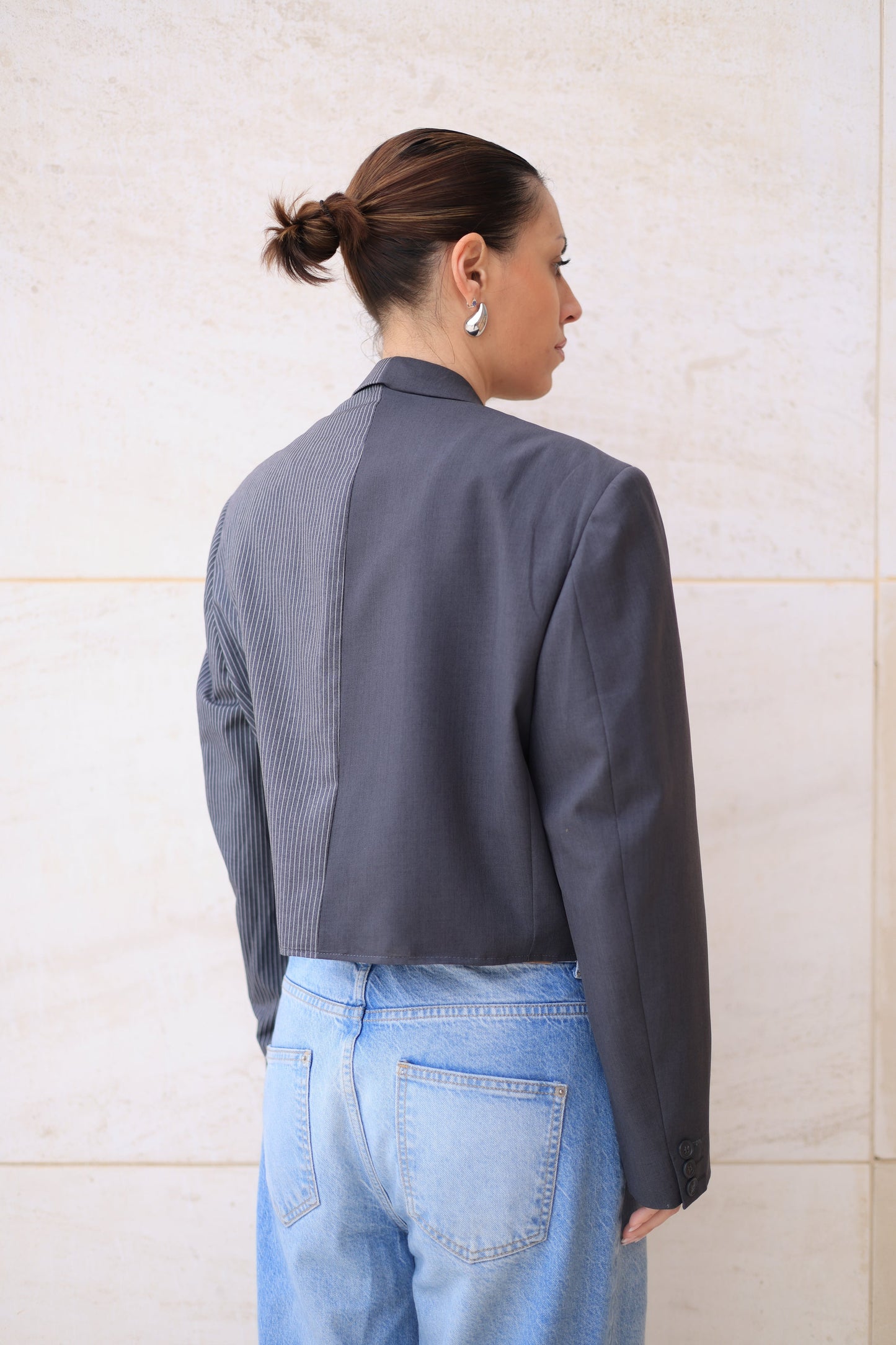 CROP CONTRAST BLAZER 001 vidalyestudio