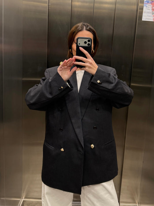 SAINT LAURENT GOLDEN BLAZER 002 vidalyestudio