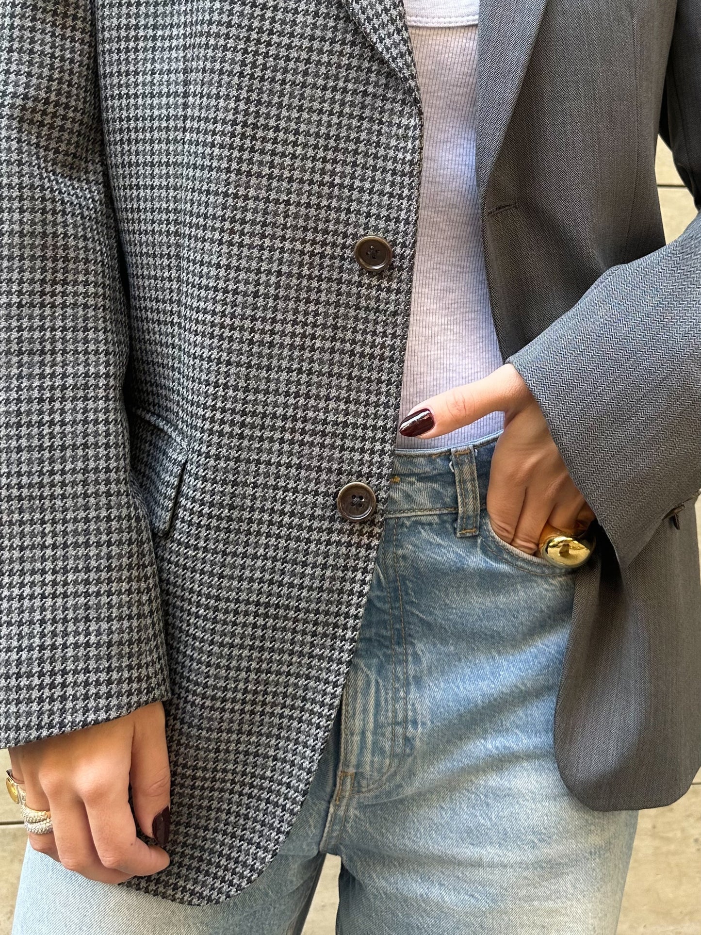 CONTRAST BLAZER 048 vidalyestudio