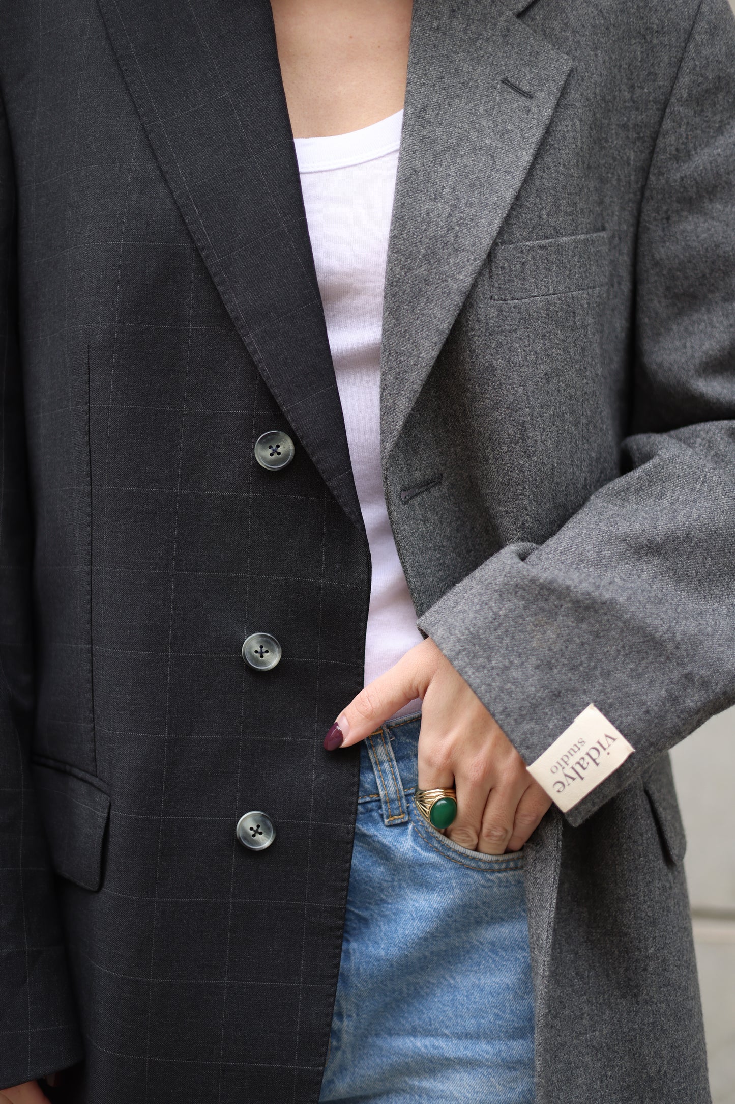 CONTRAST BLAZER 181