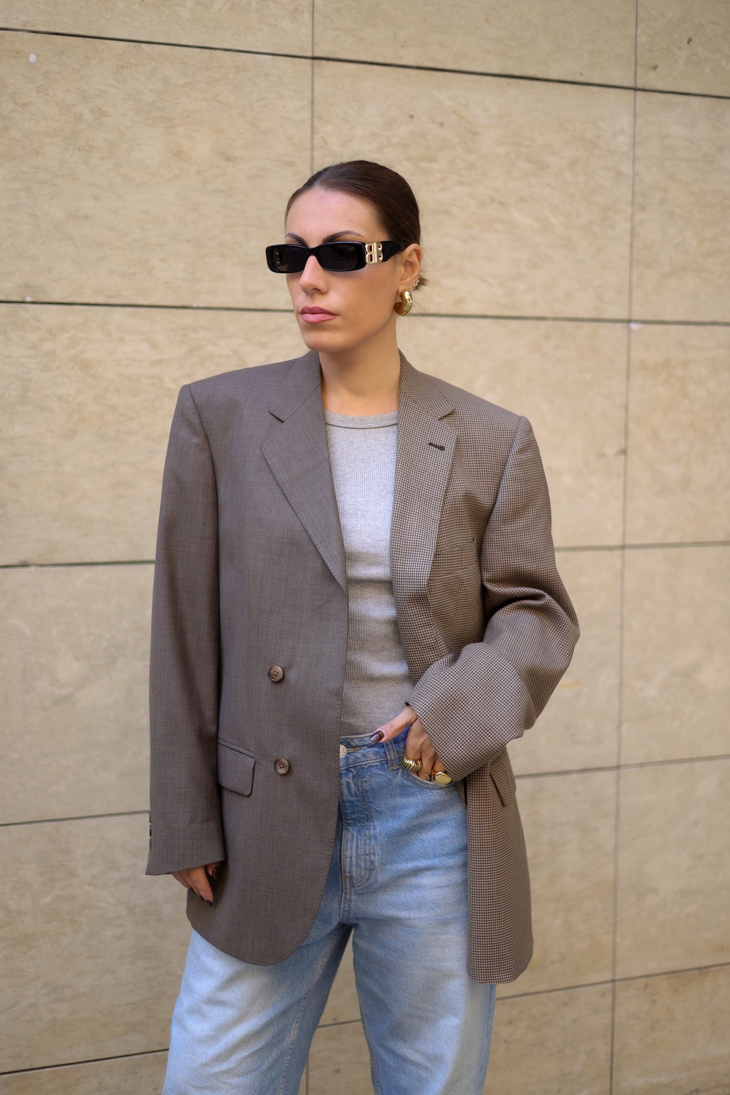 CONTRAST BLAZER 041 vidalyestudio