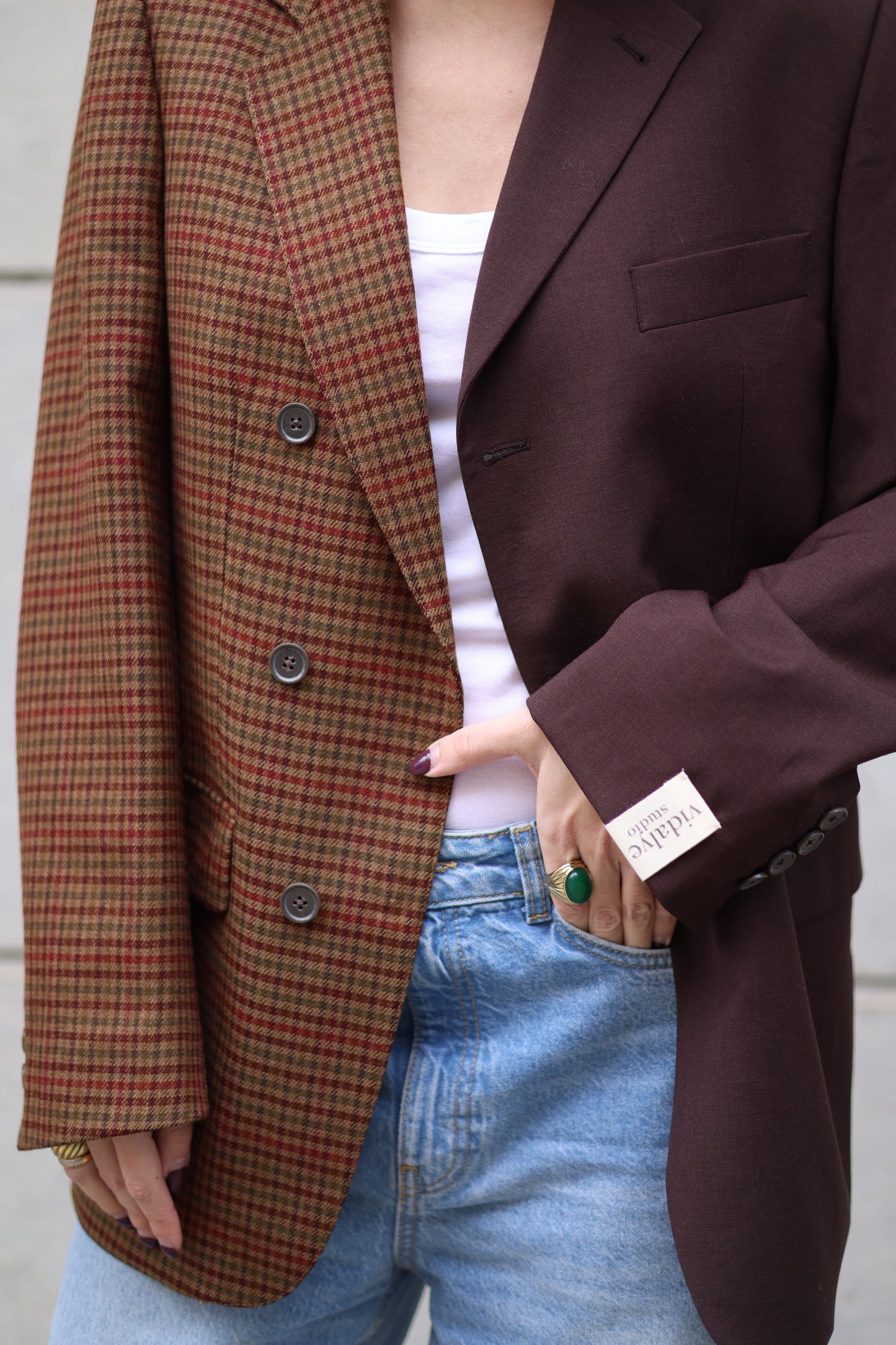 CONTRAST BLAZER 180
