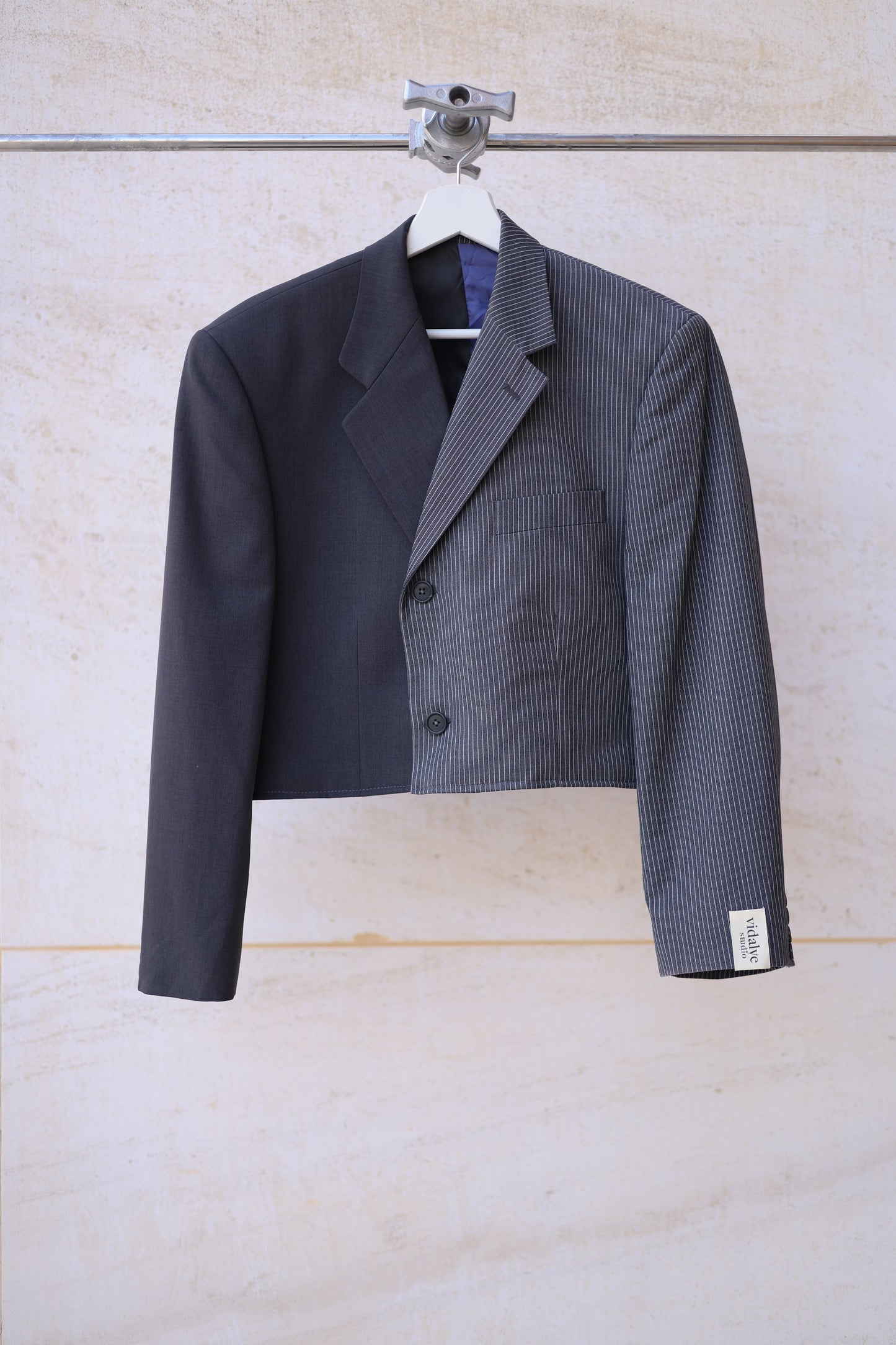 CROP CONTRAST BLAZER 001 vidalyestudio