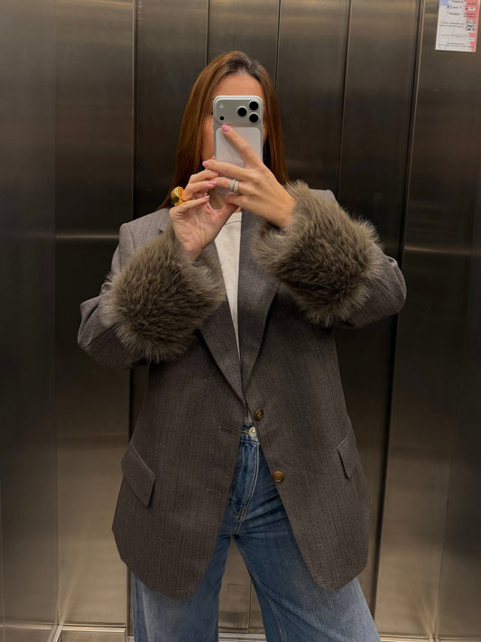FUR BLAZER 02 vidalyestudio