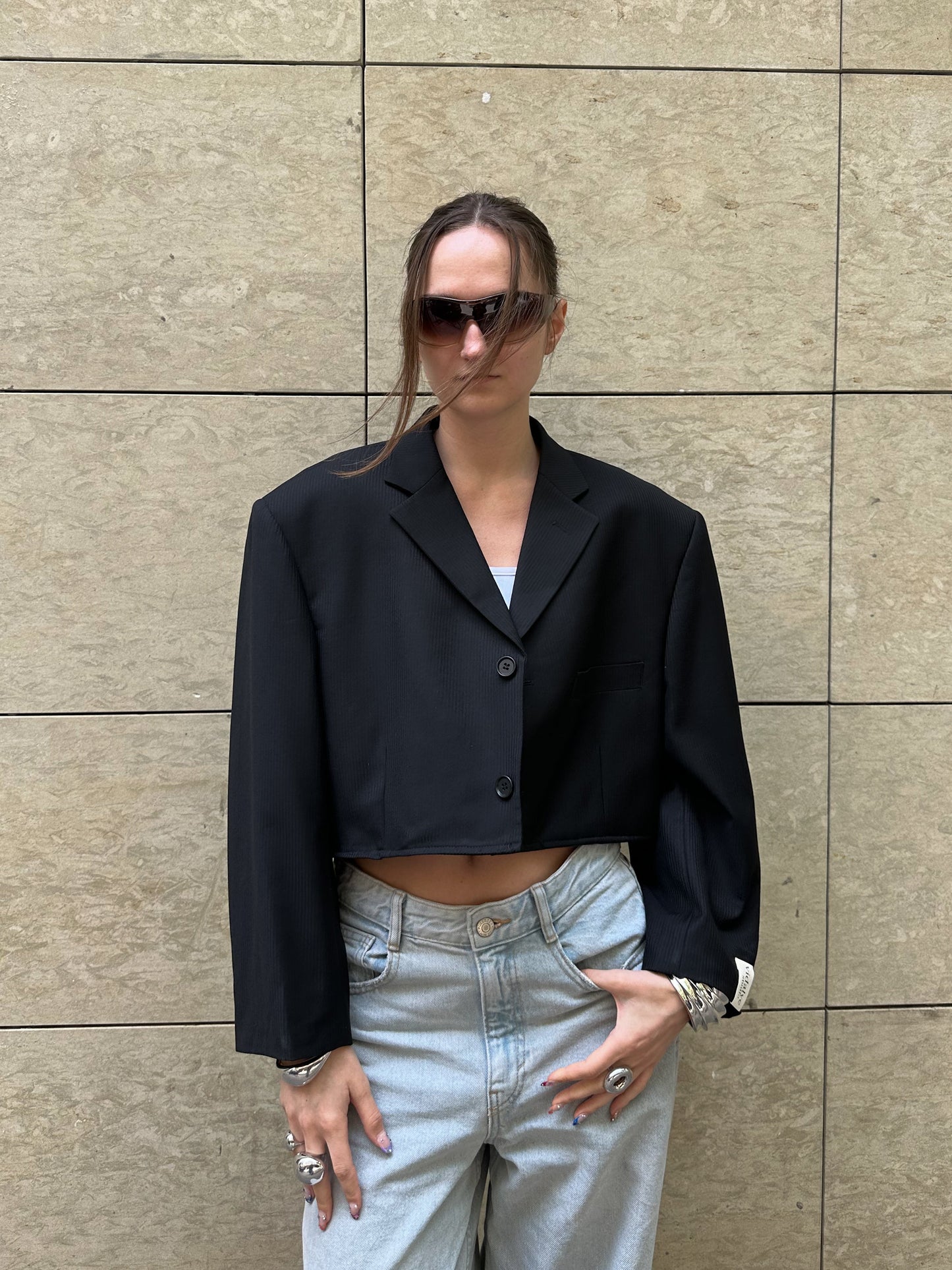 CROP BLAZER vidalyestudio
