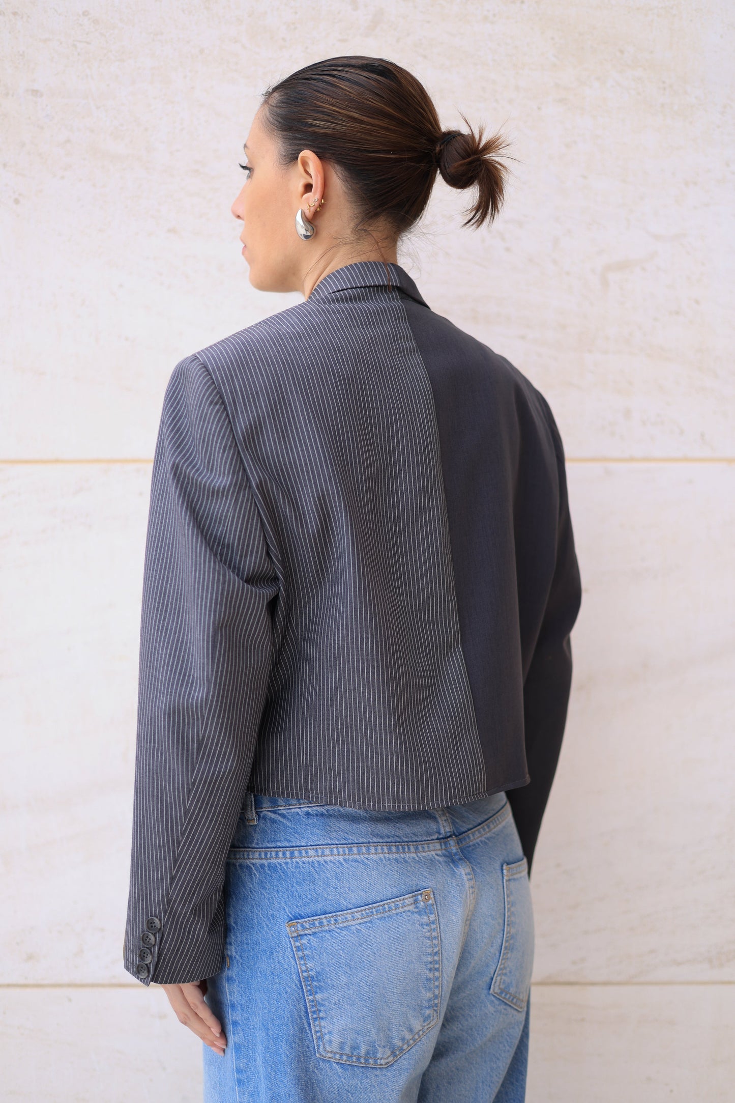 CROP CONTRAST BLAZER 001 vidalyestudio