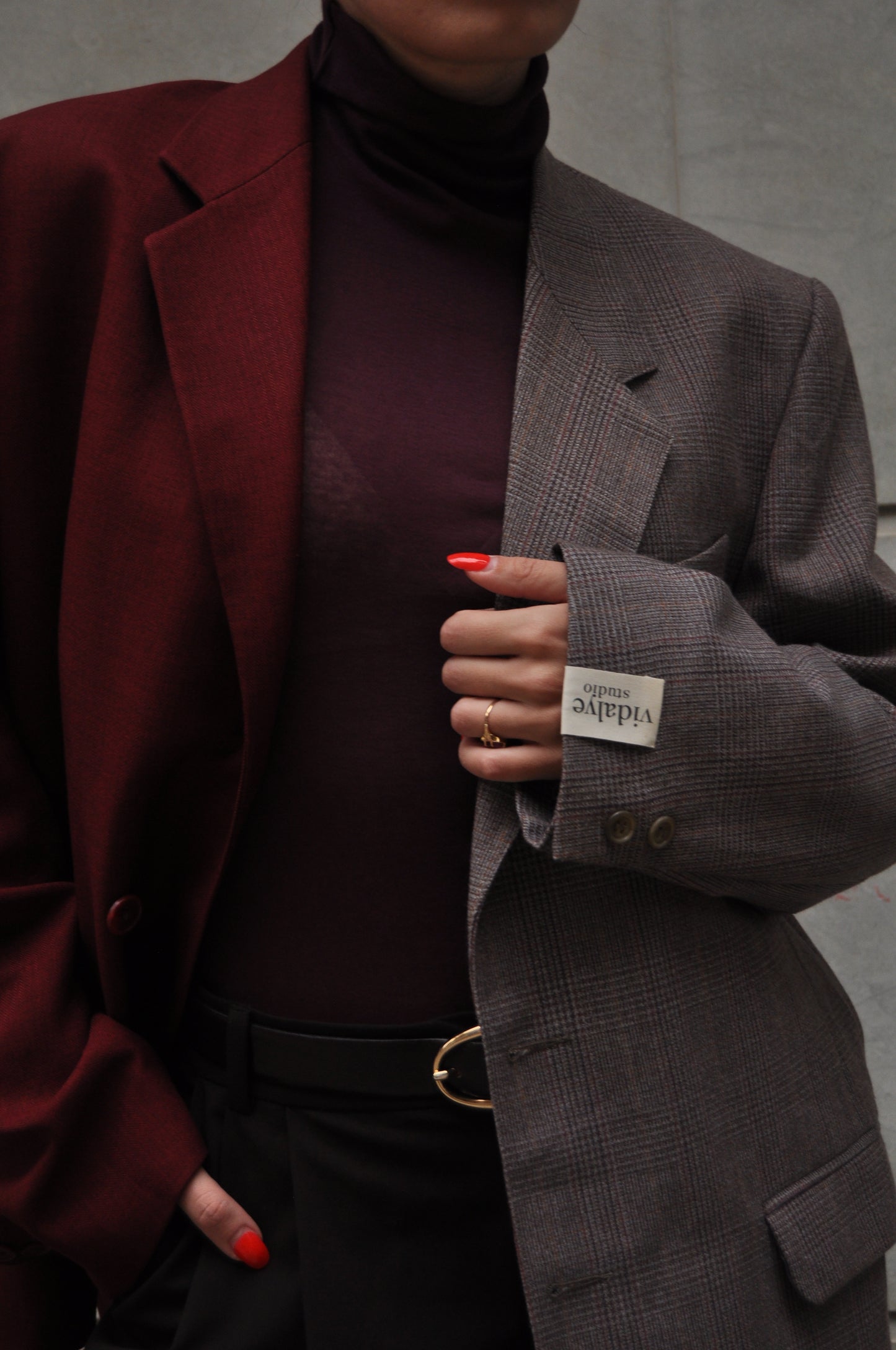 CONTRAST BLAZER 72
