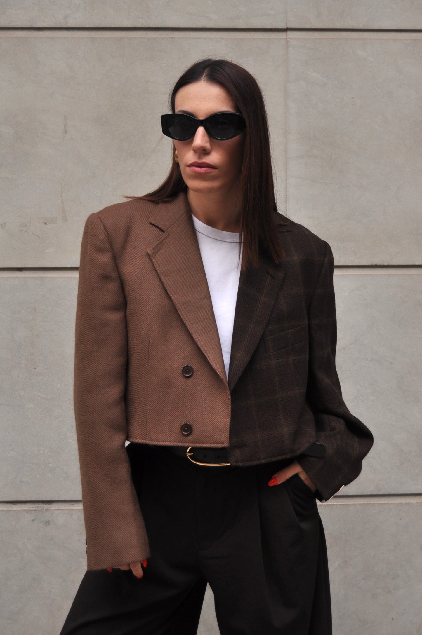 CROP CONTRAST BLAZER 04