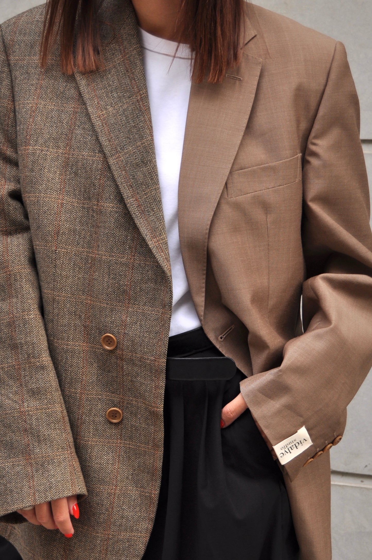 CONTRAST BLAZER 32