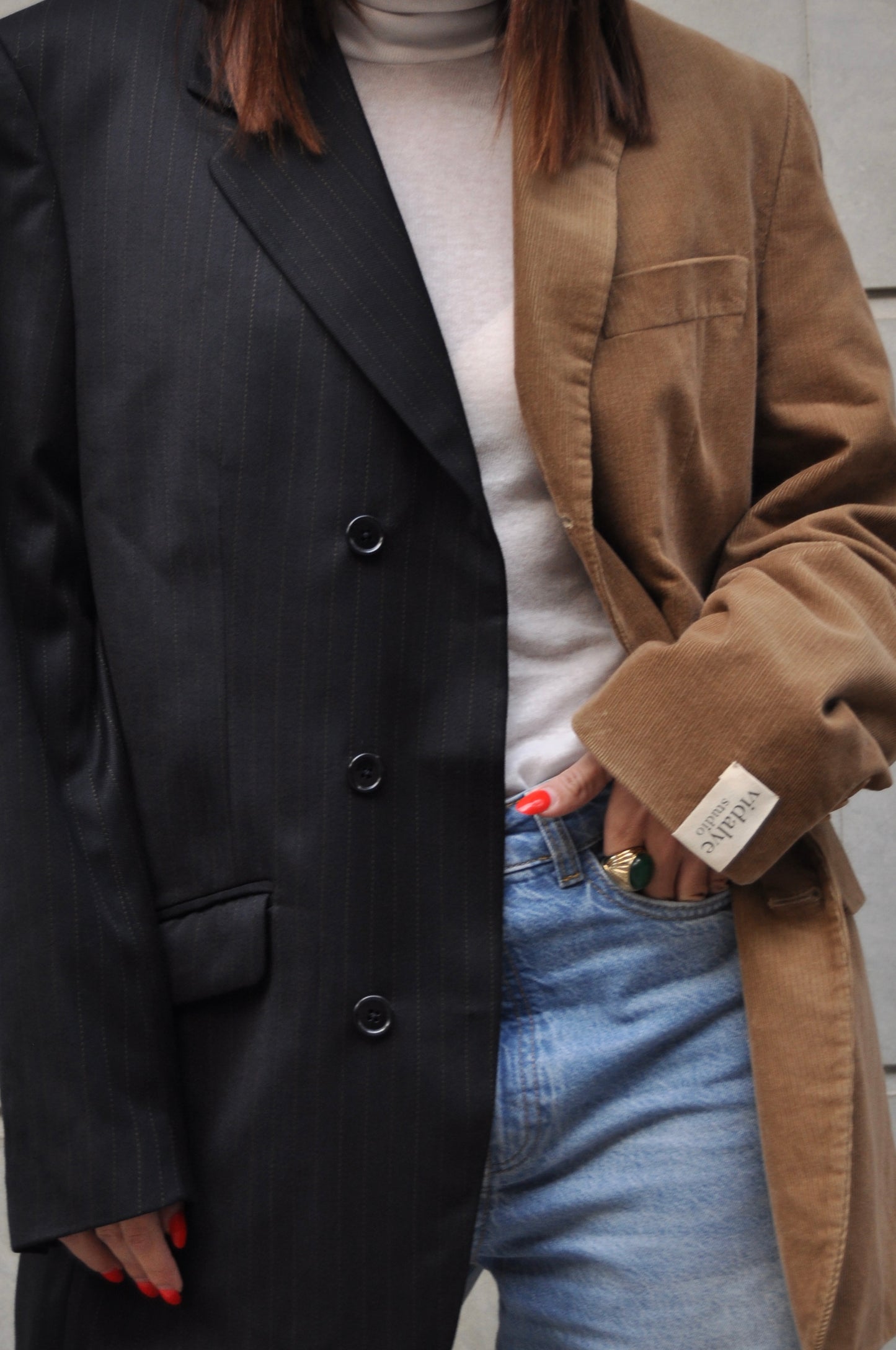CONTRAST BLAZER 64