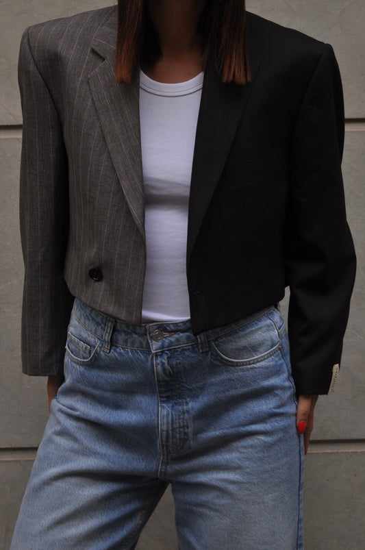 CROP CONTRAST BLAZER 02