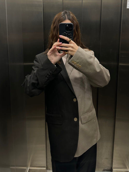 CONTRAST BLAZER 058 vidalyestudio