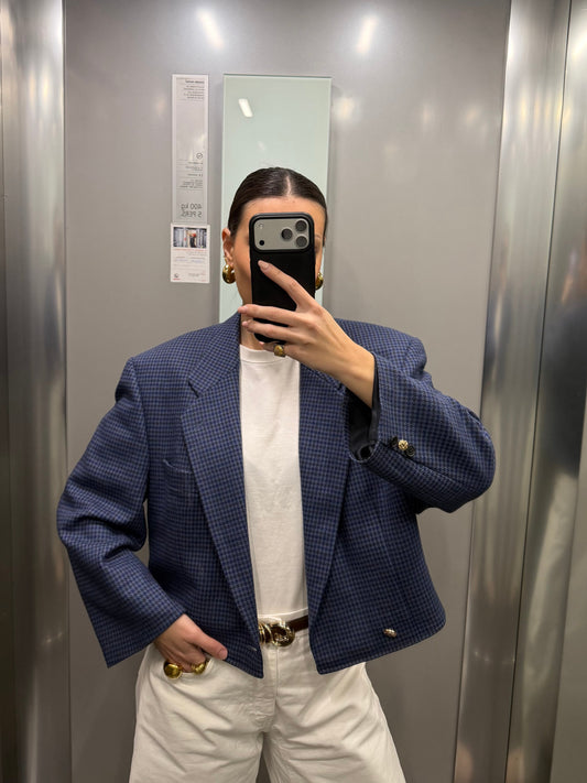 CROP GOLDEN BLAZER 015 vidalyestudio