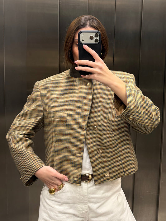 CROP GOLDEN BLAZER 004 vidalyestudio