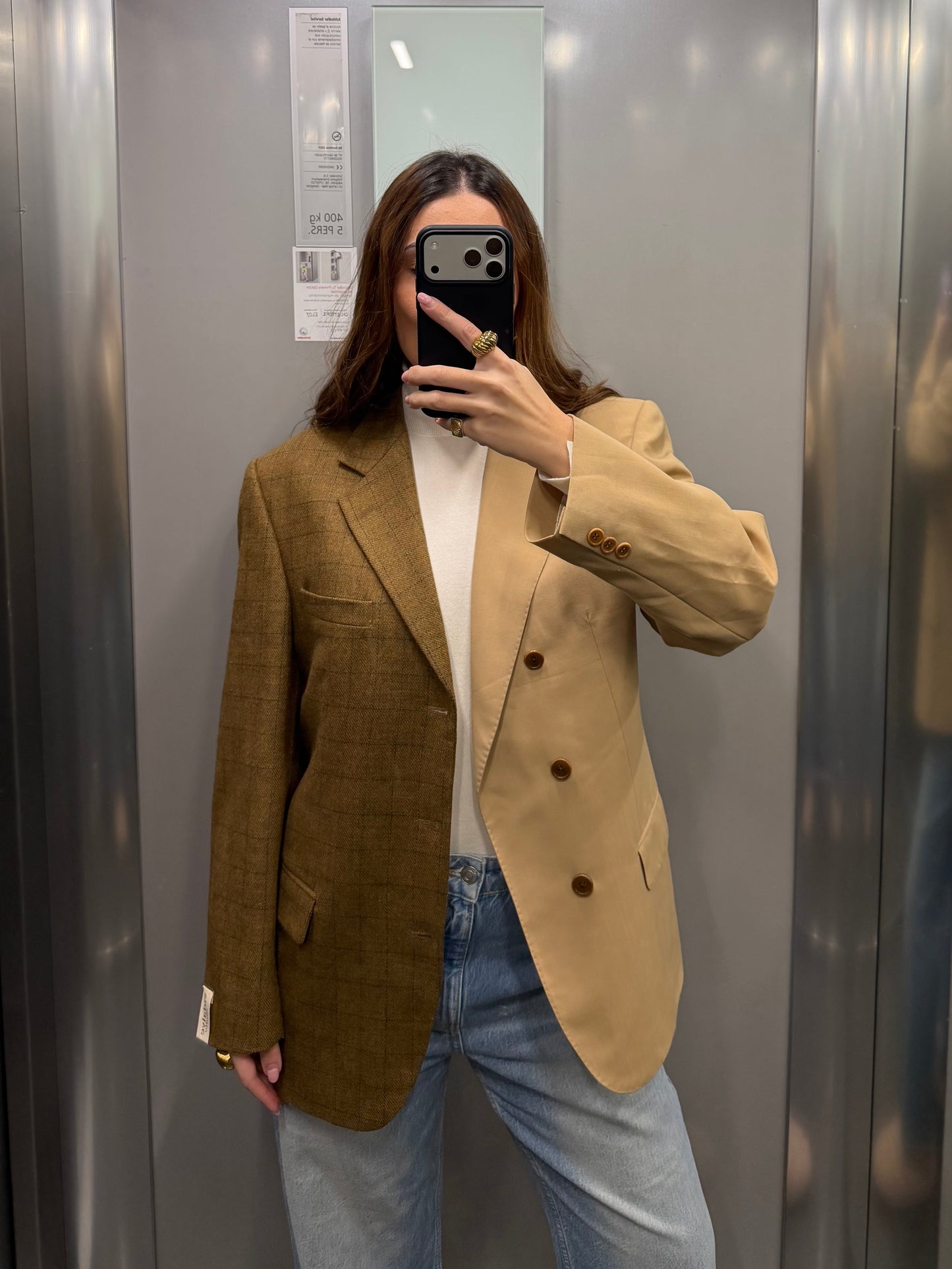 CONTRAST BLAZER 074 vidalyestudio