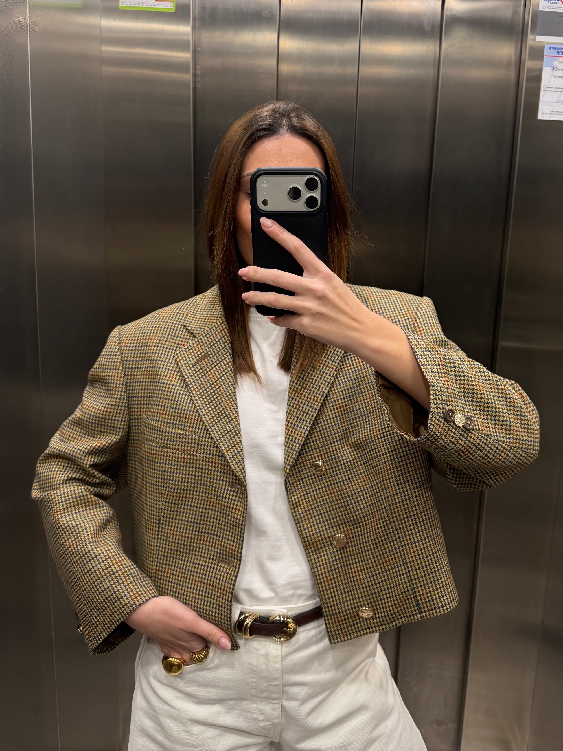 CROP GOLDEN BLAZER 004 vidalyestudio