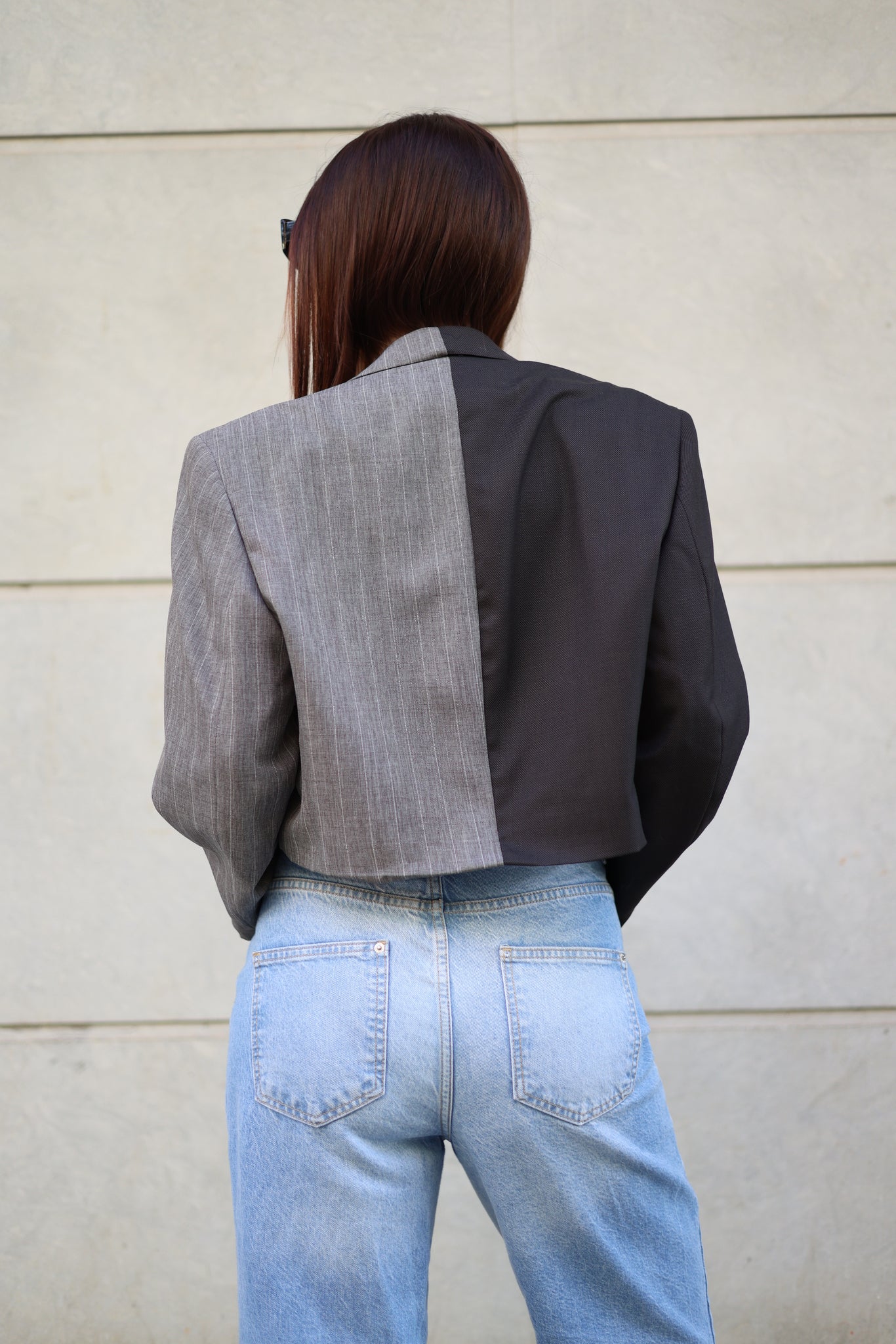 CROP CONTRAST BLAZER 01