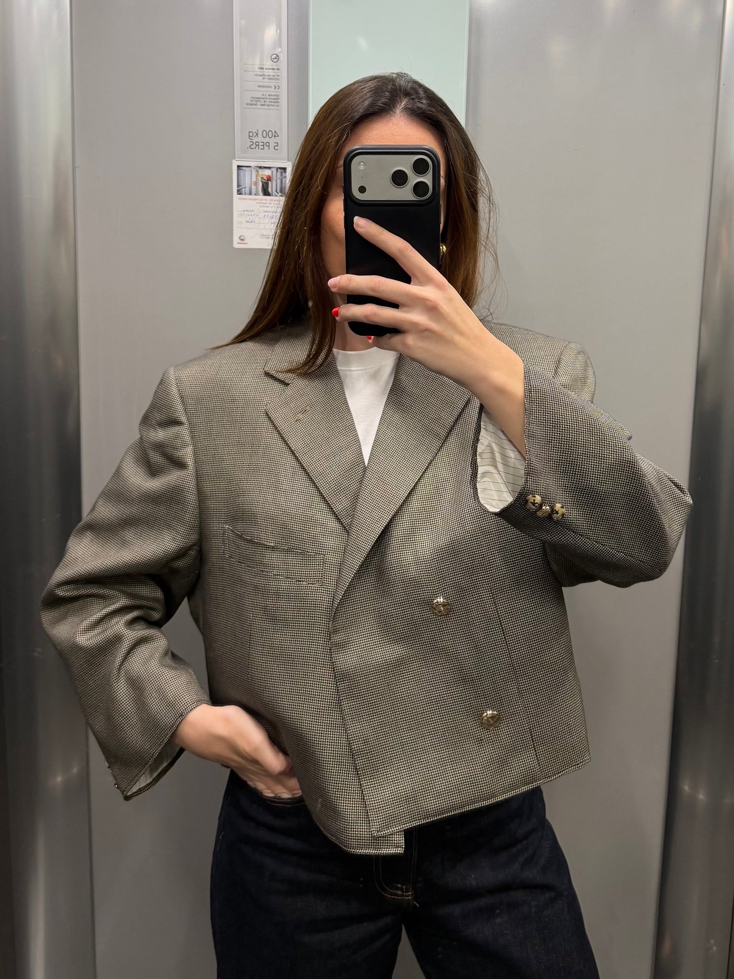CROP LUXURY BLAZER LOEWE vidalyestudio