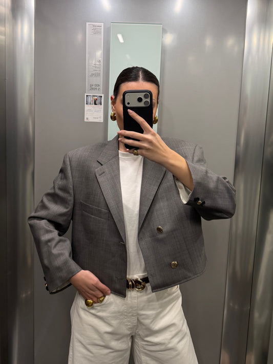 CROP GOLDEN BLAZER 013 vidalyestudio