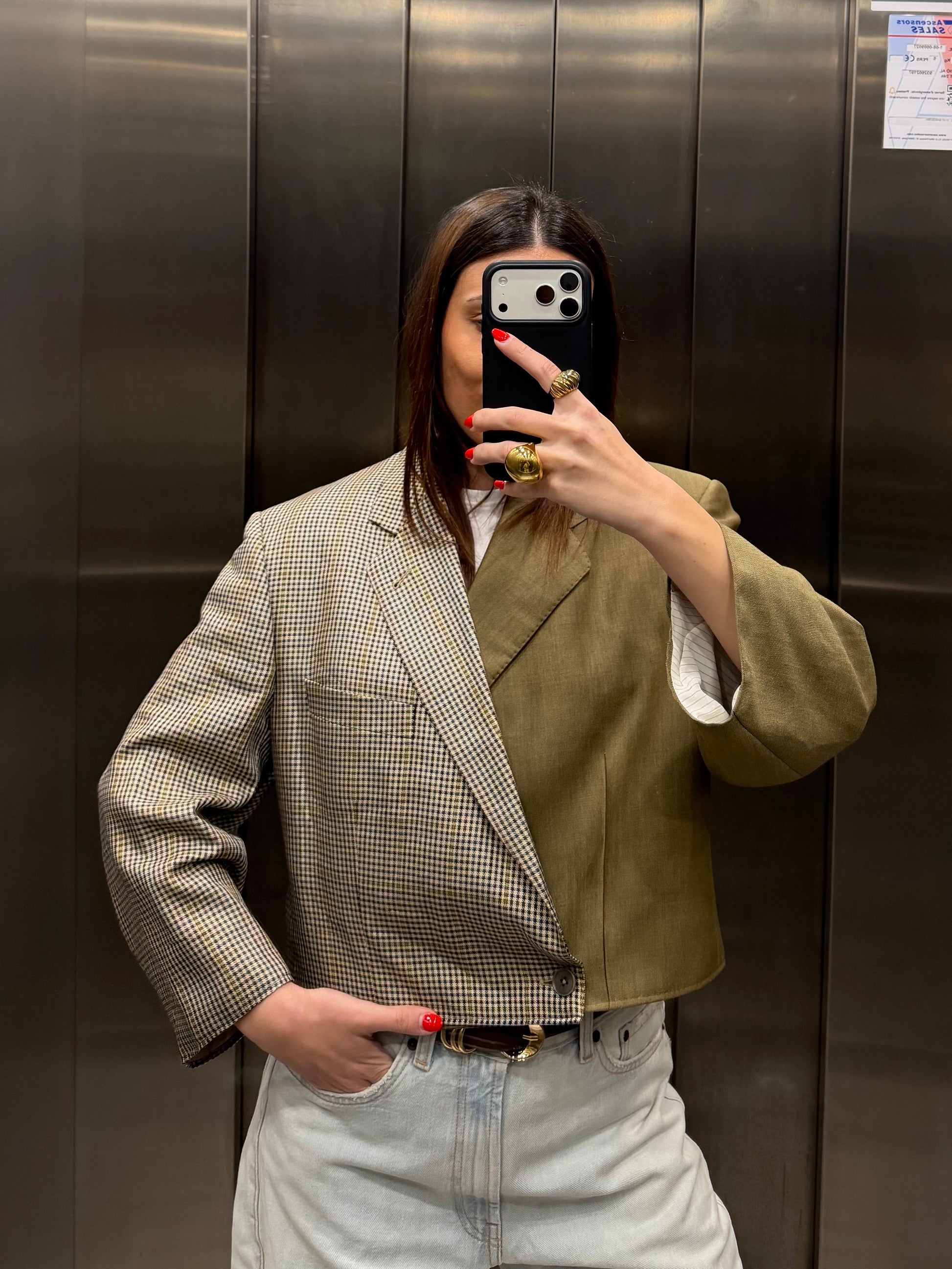 CROP CONTRAST BLAZER 001 vidalyestudio