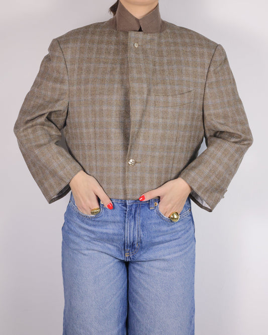 CROP GOLDEN BLAZER 9 vidalyestudio