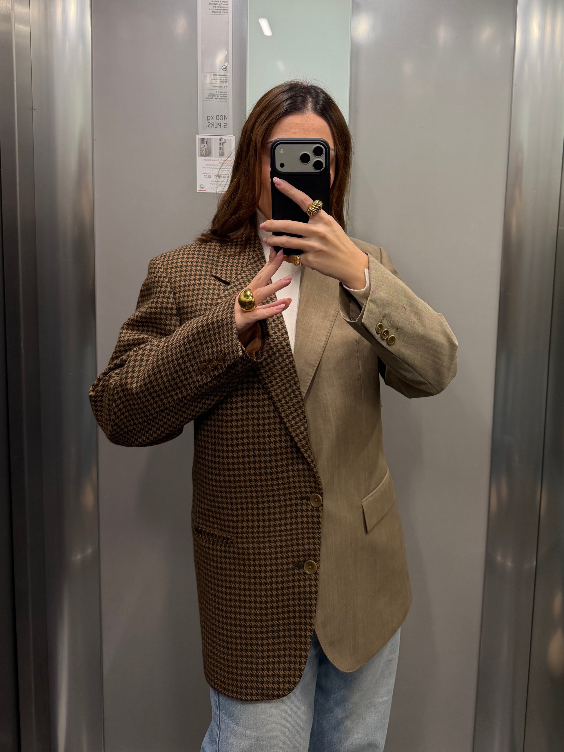 CONTRAST BLAZER 073 vidalyestudio
