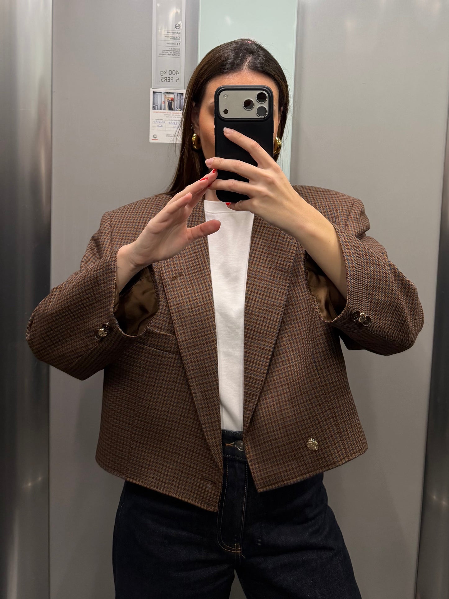 CROP GOLDEN BLAZER 038 vidalyestudio