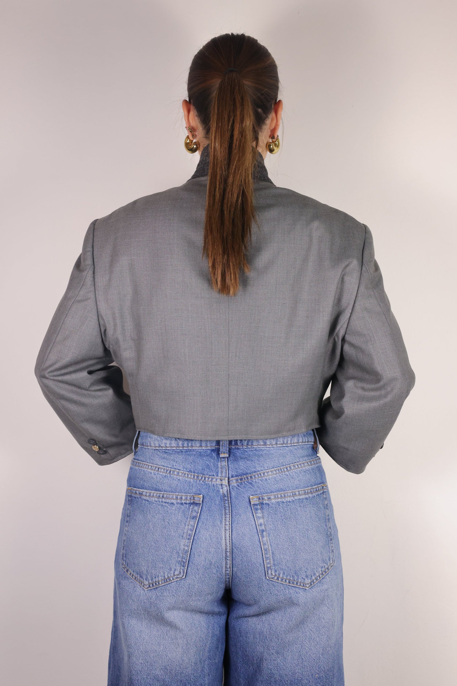 CROP GOLDEN BLAZER 5 vidalyestudio