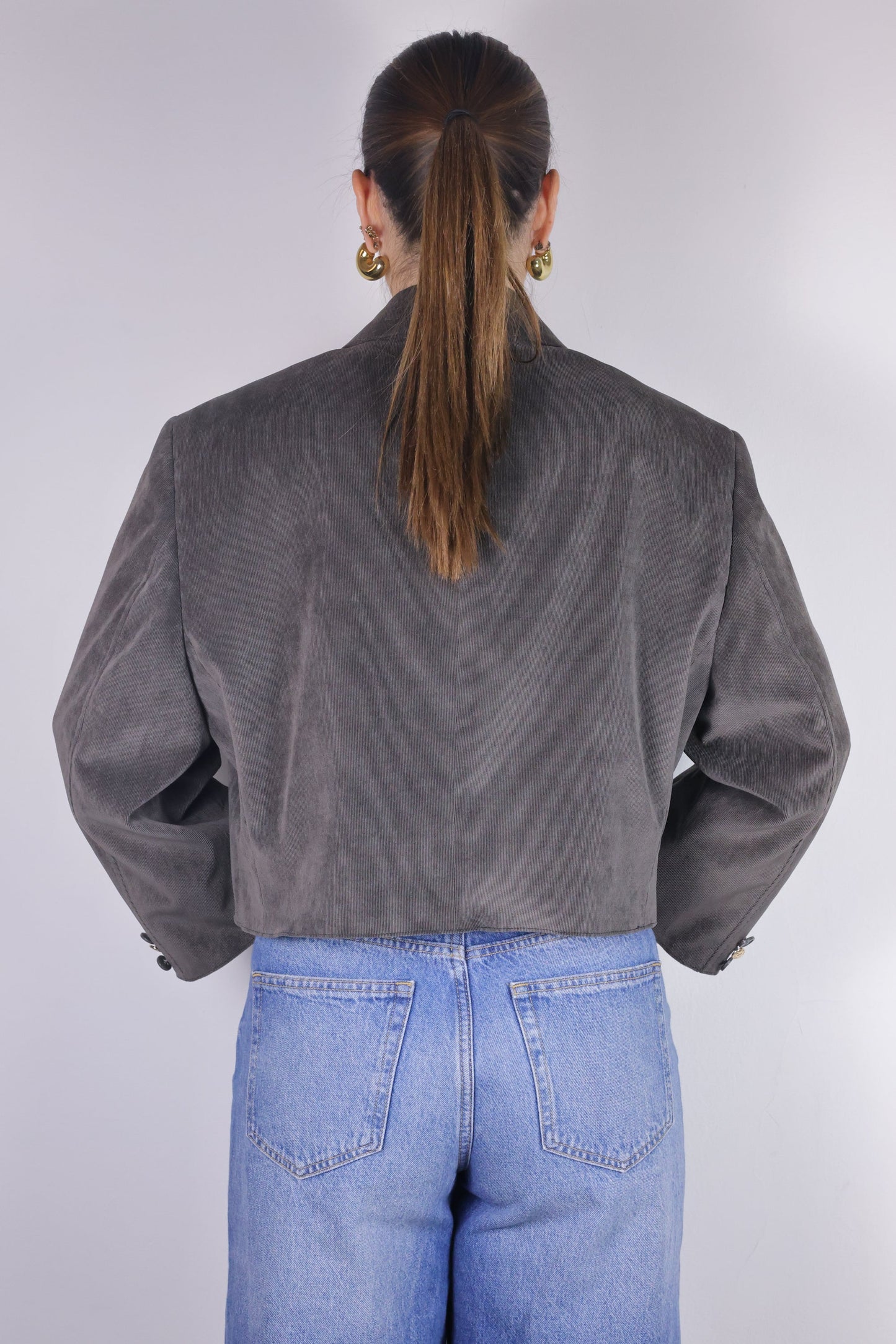 CROP GOLDEN BLAZER 11 vidalyestudio