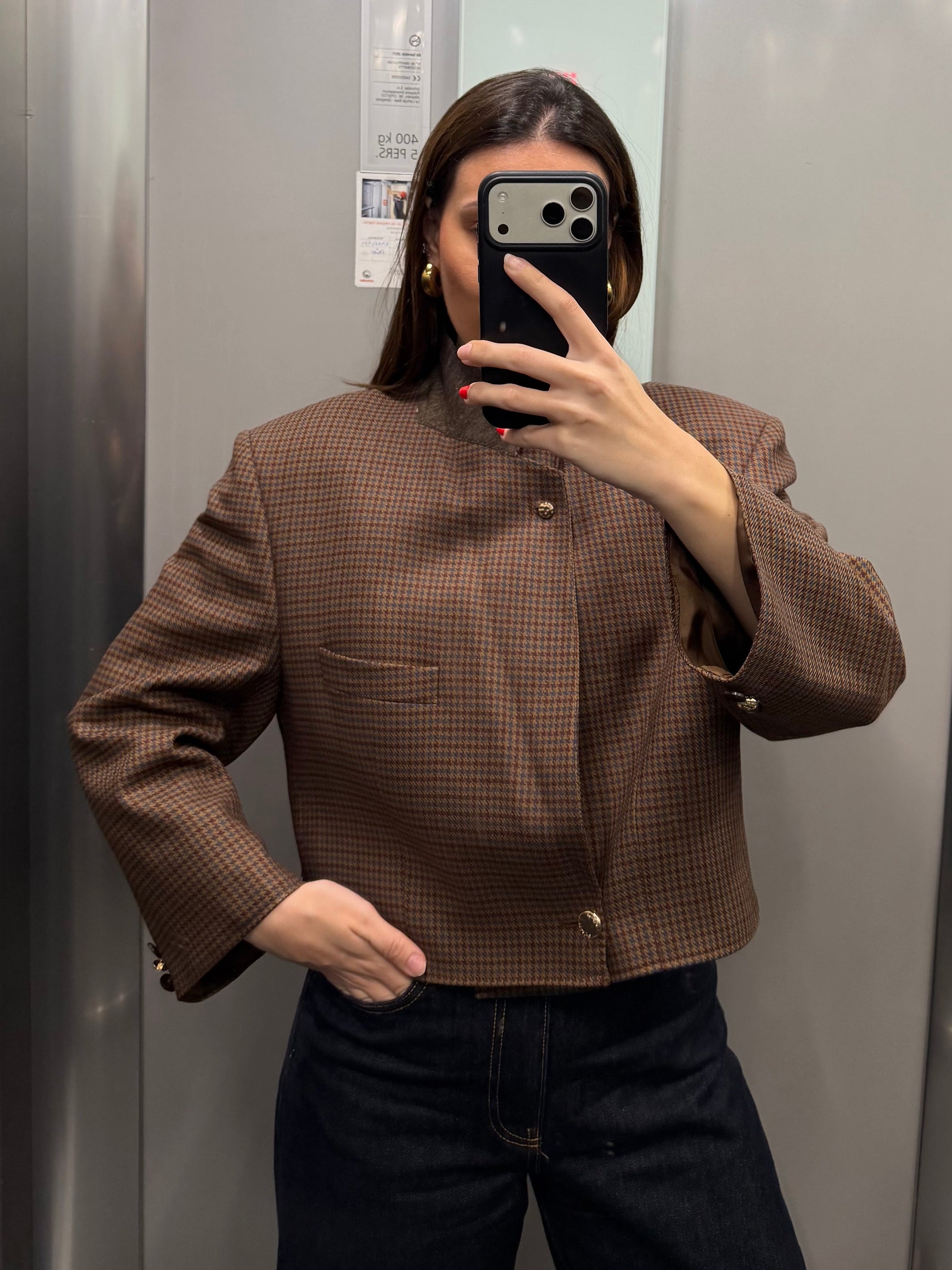 CROP GOLDEN BLAZER 038 vidalyestudio