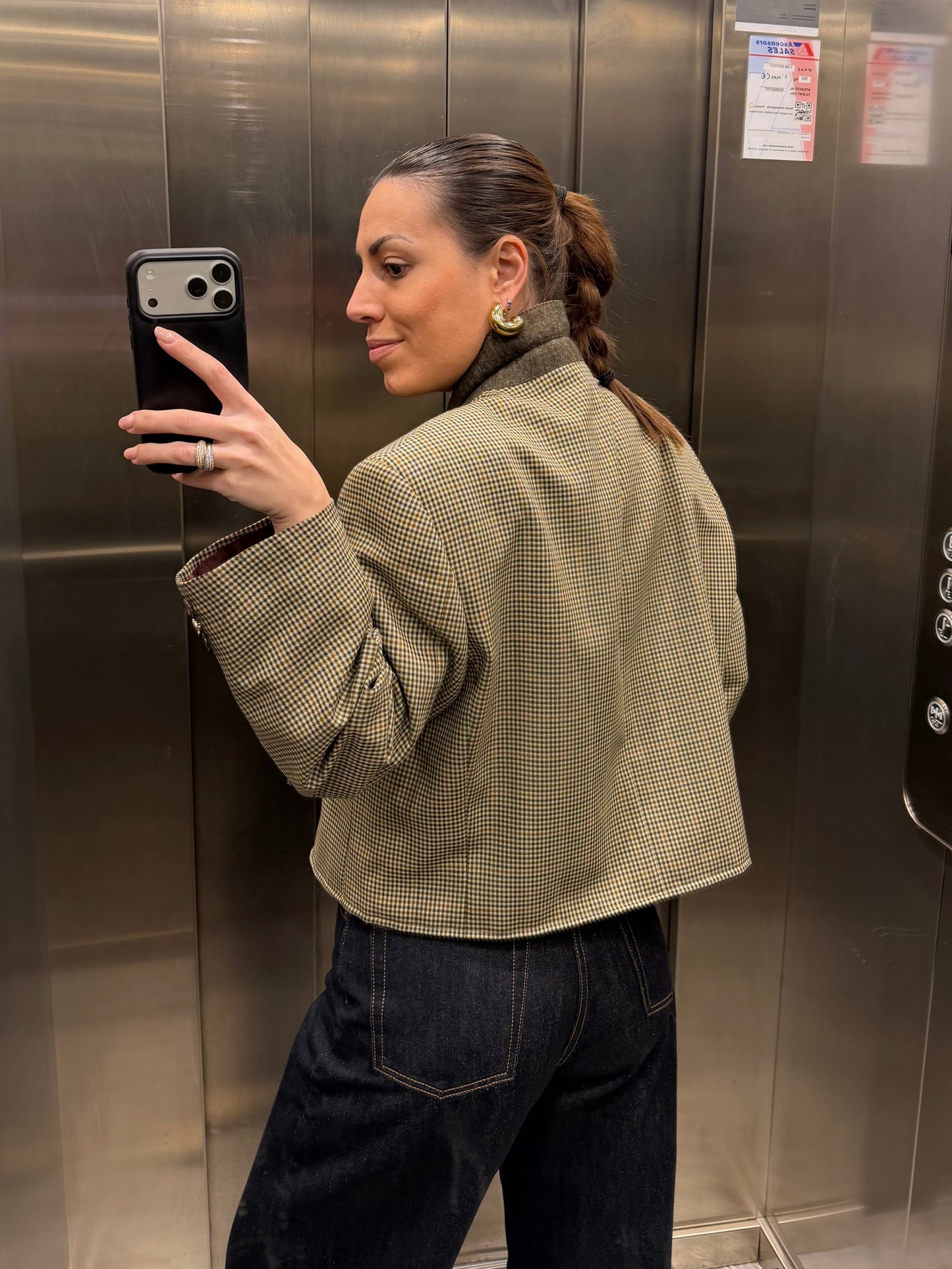 CROP GOLDEN BLAZER 009 vidalyestudio