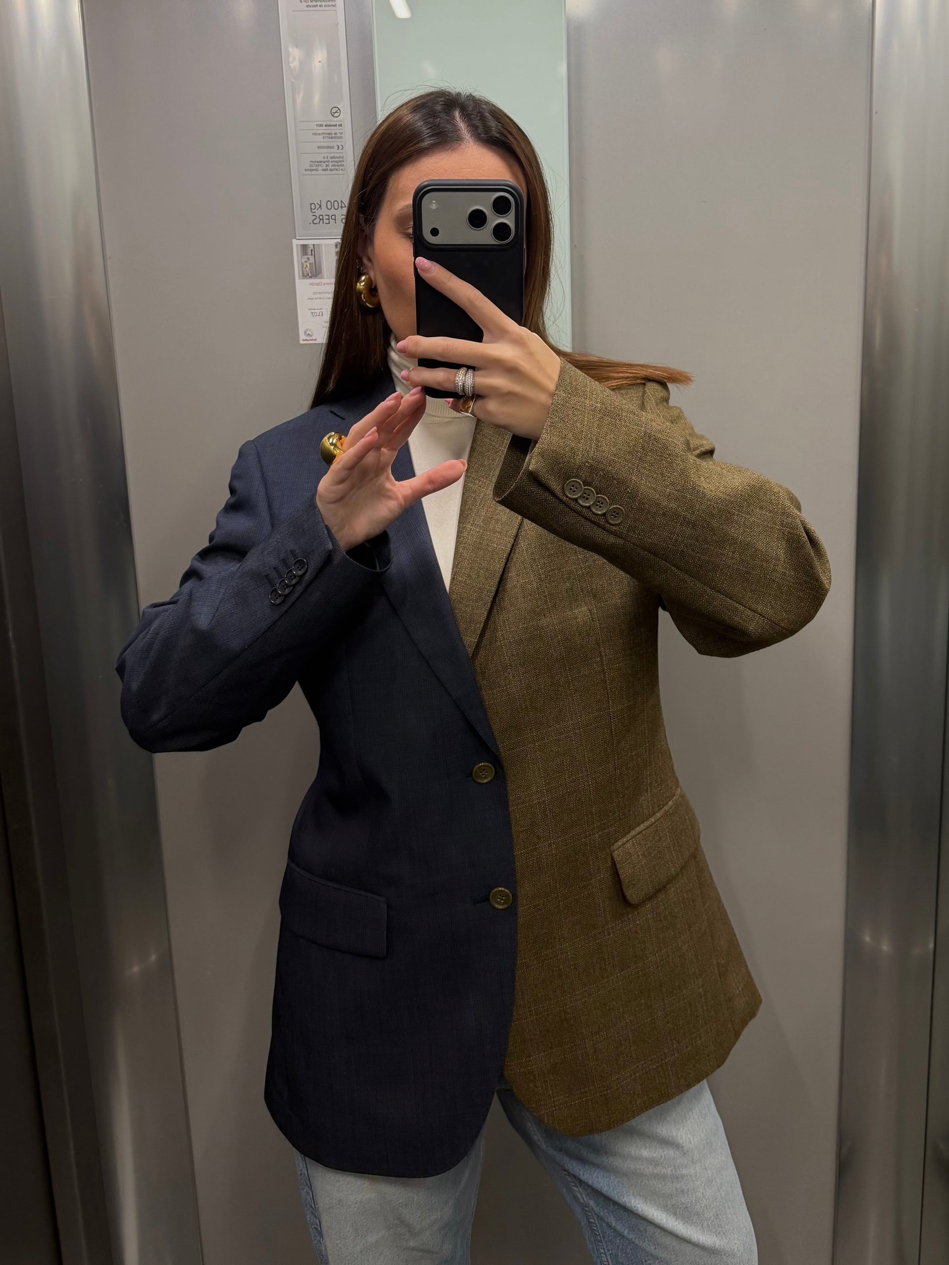 CONTRAST BLAZER 066 vidalyestudio