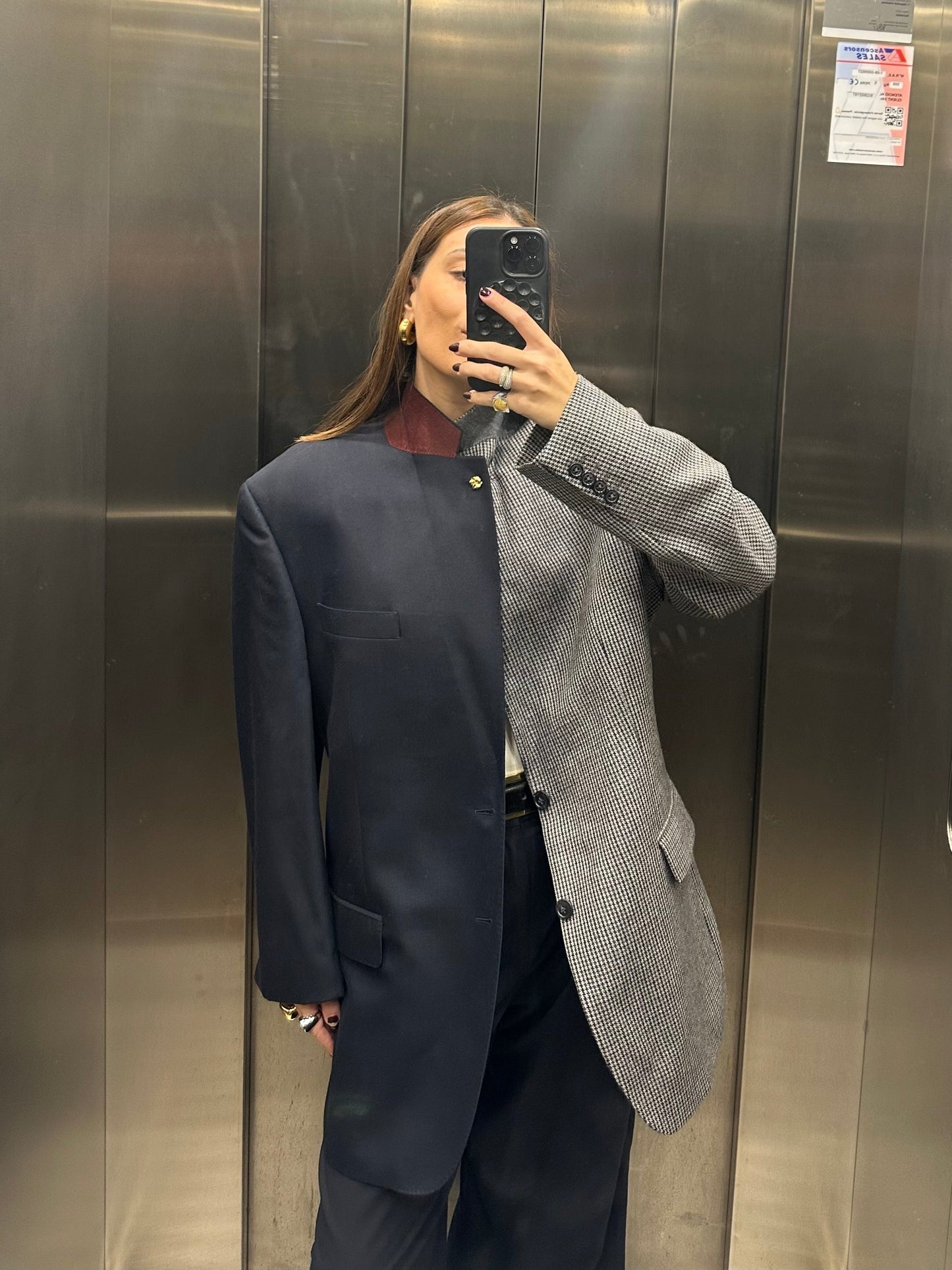 CONTRAST BLAZER 051 vidalyestudio