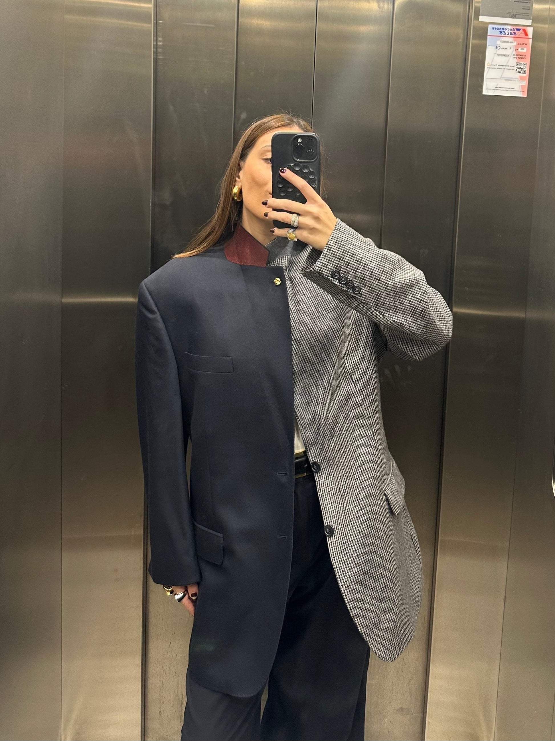 CONTRAST BLAZER 051 vidalyestudio