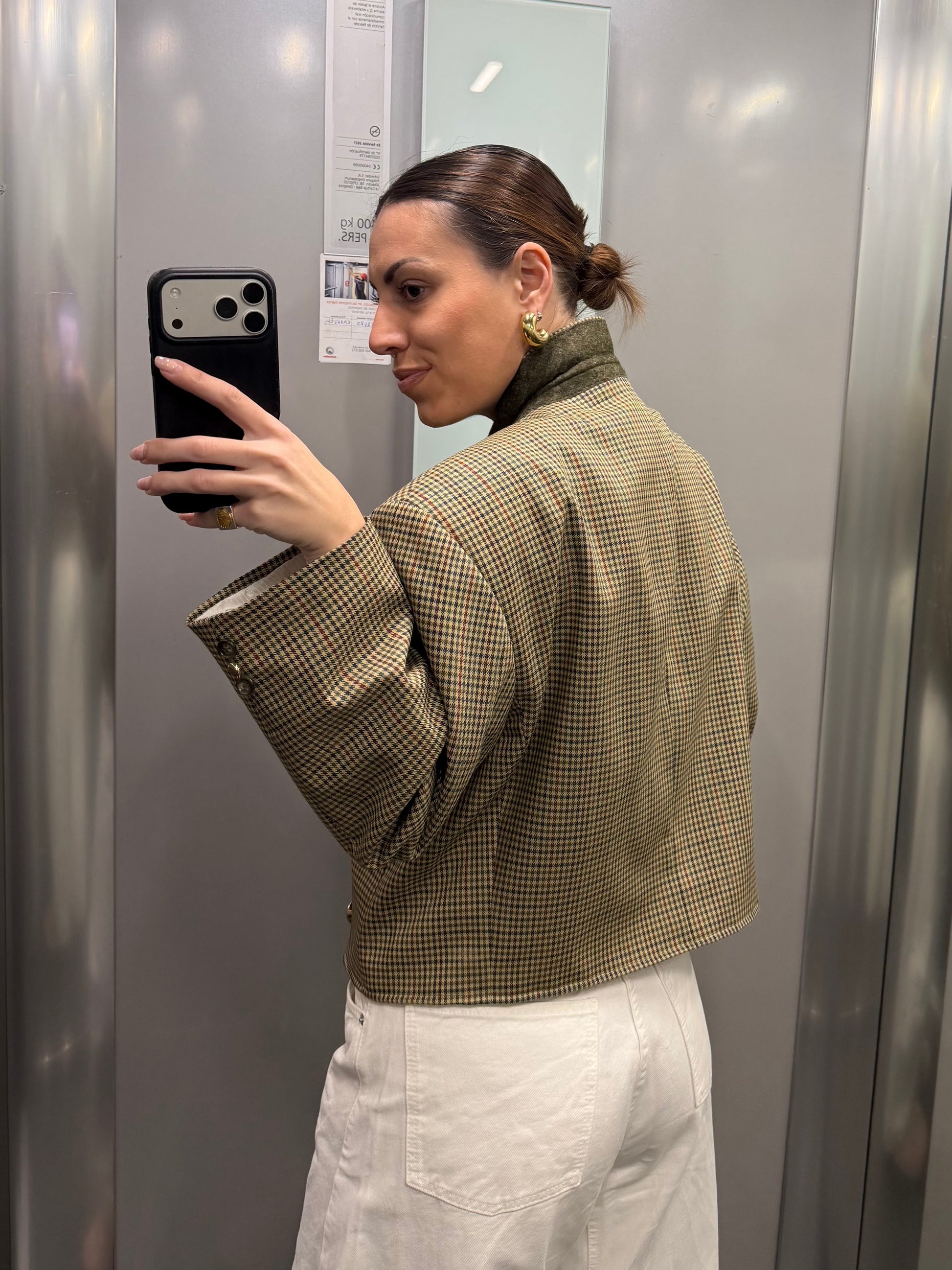 CROP GOLDEN BLAZER 016 vidalyestudio