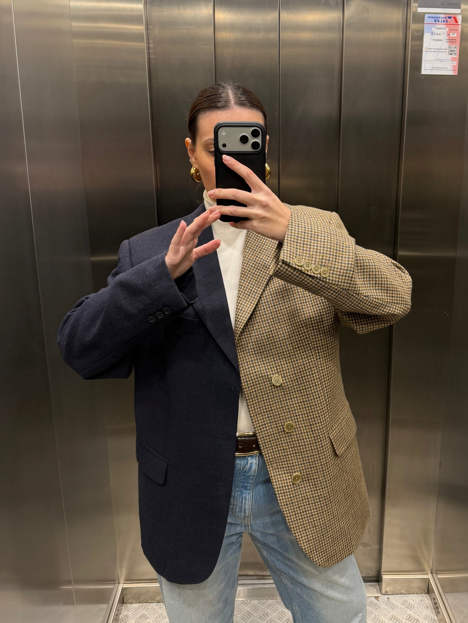 CONTRAST BLAZER 097 vidalyestudio