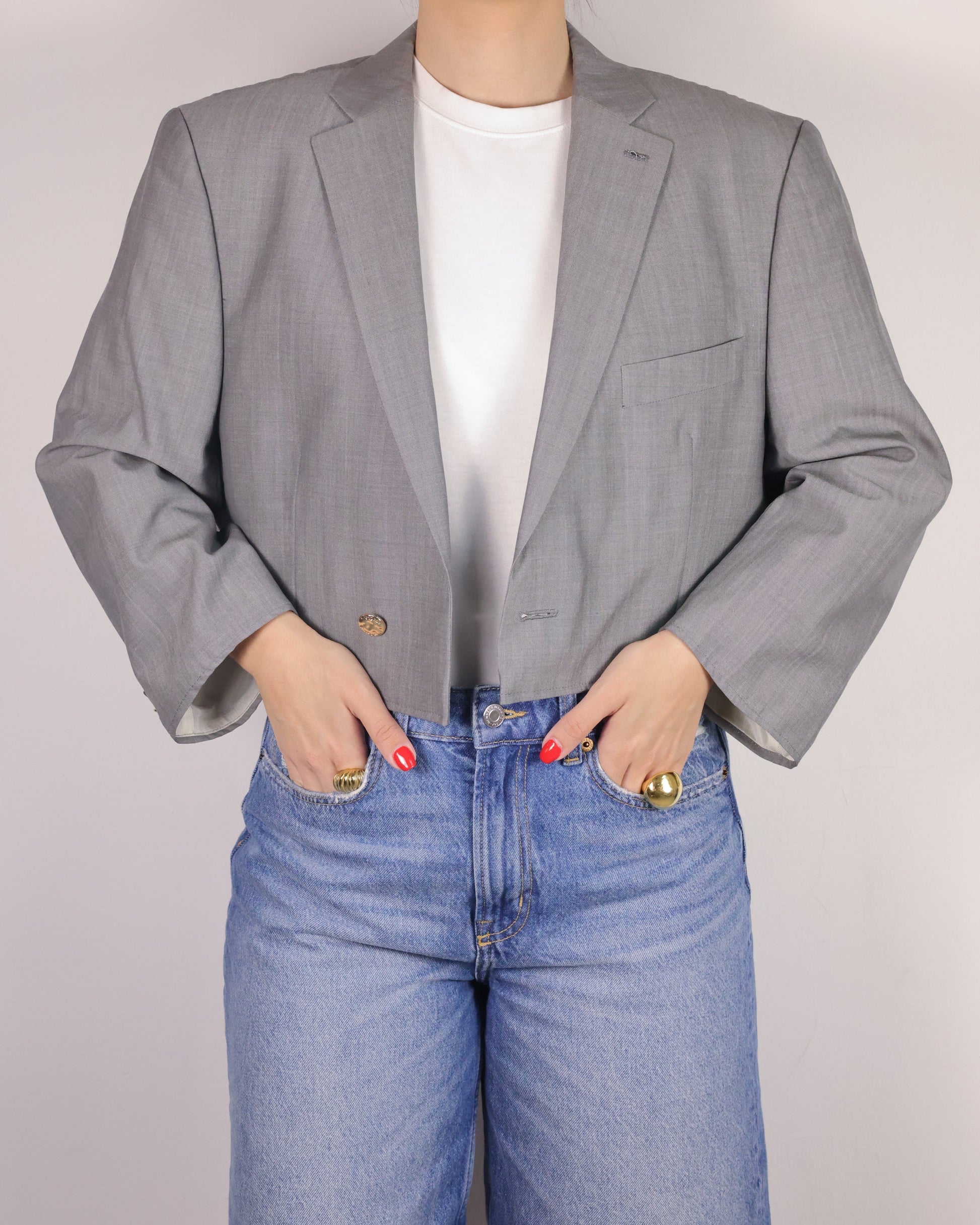 CROP GOLDEN BLAZER 4 vidalyestudio