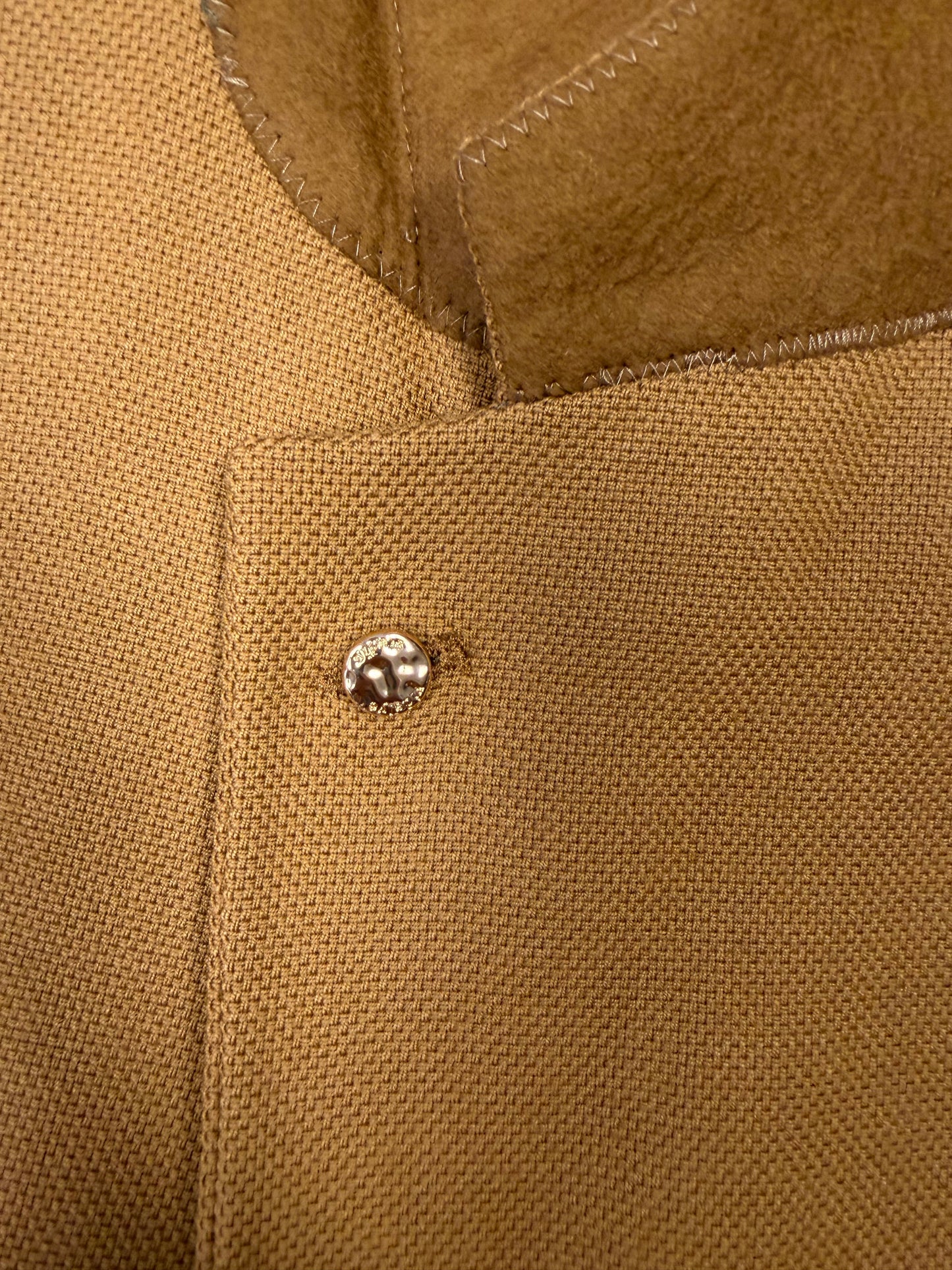 CROP GOLDEN BLAZER vidalyestudio