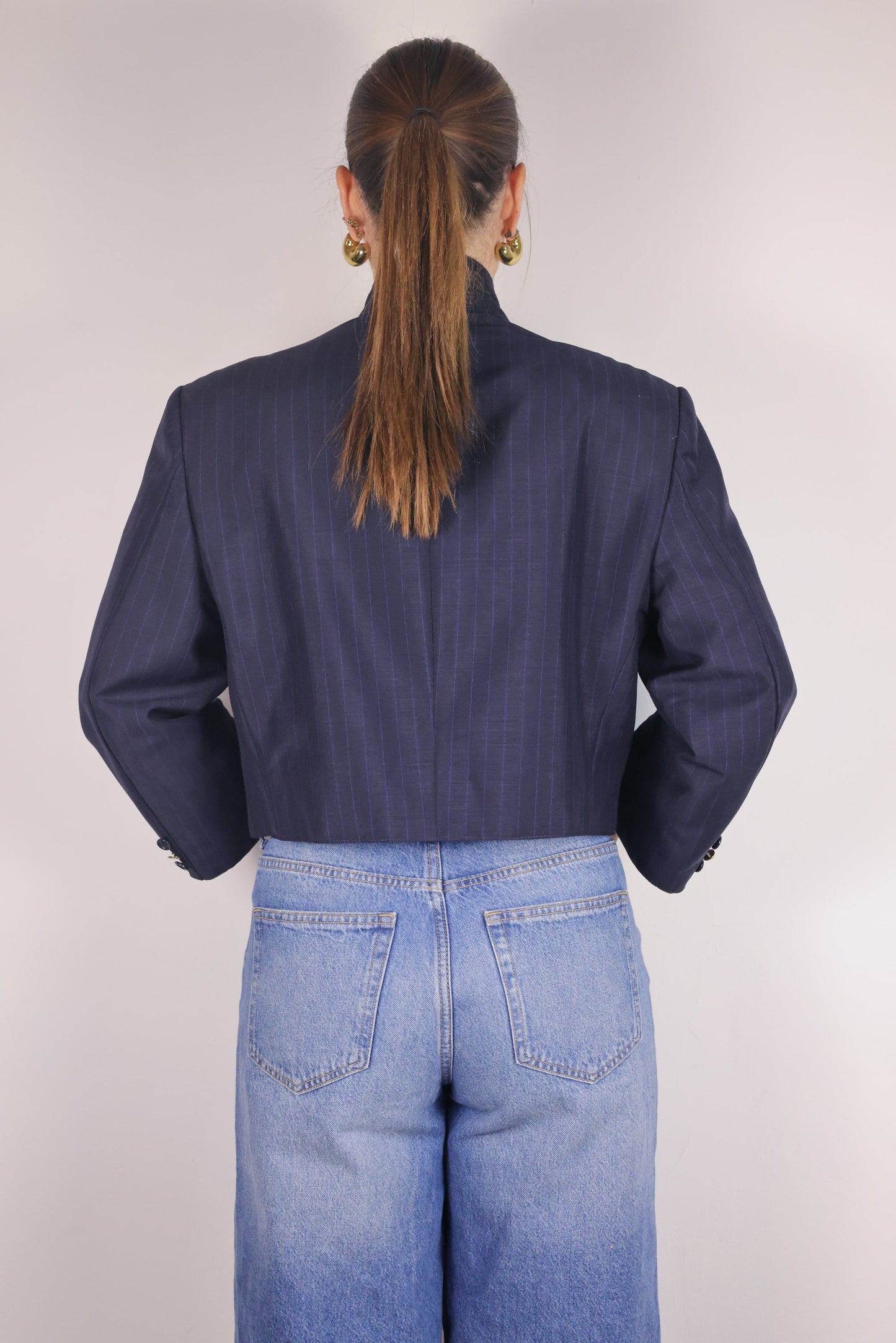 CROP GOLDEN BLAZER 3 vidalyestudio
