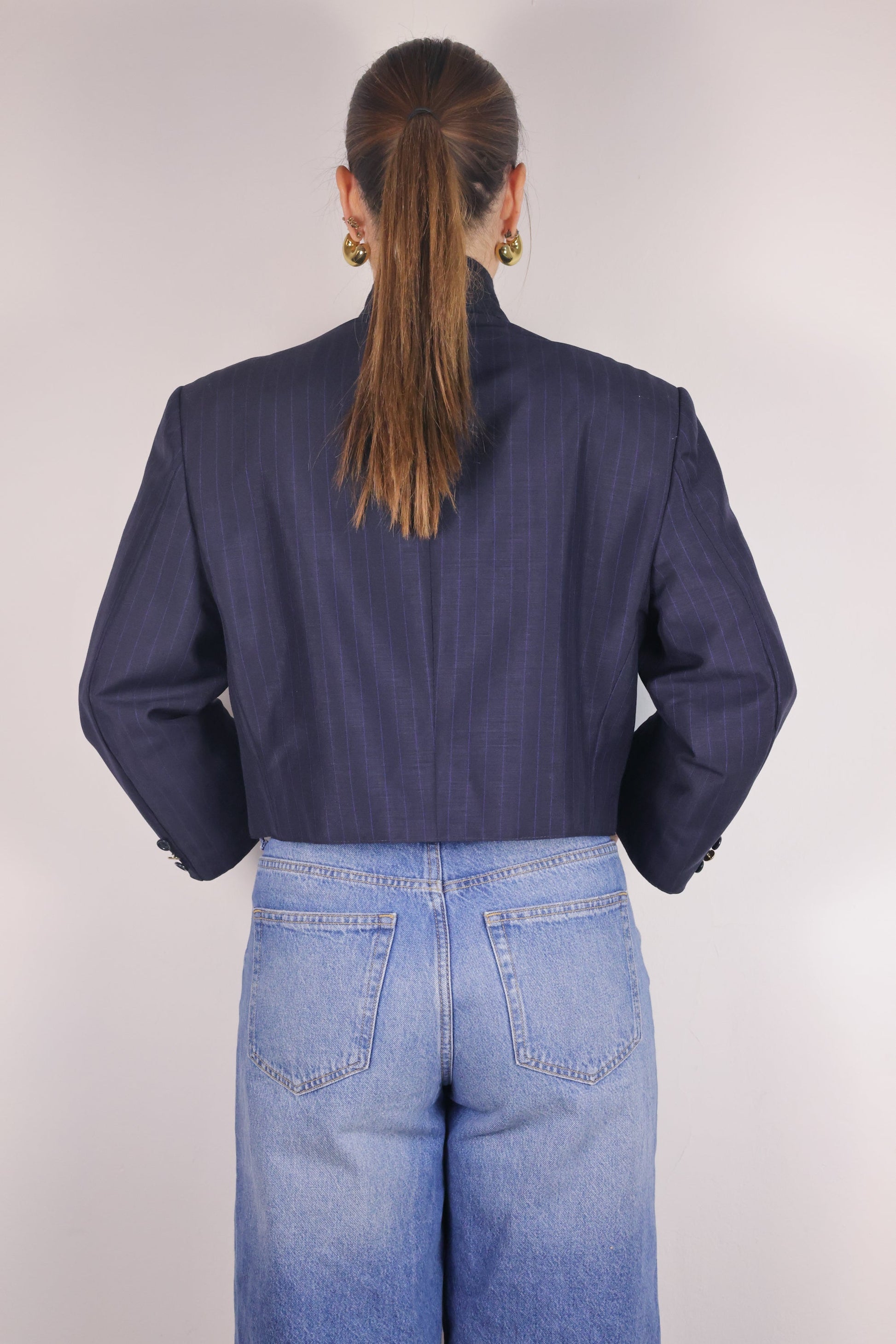 CROP GOLDEN BLAZER 3 vidalyestudio