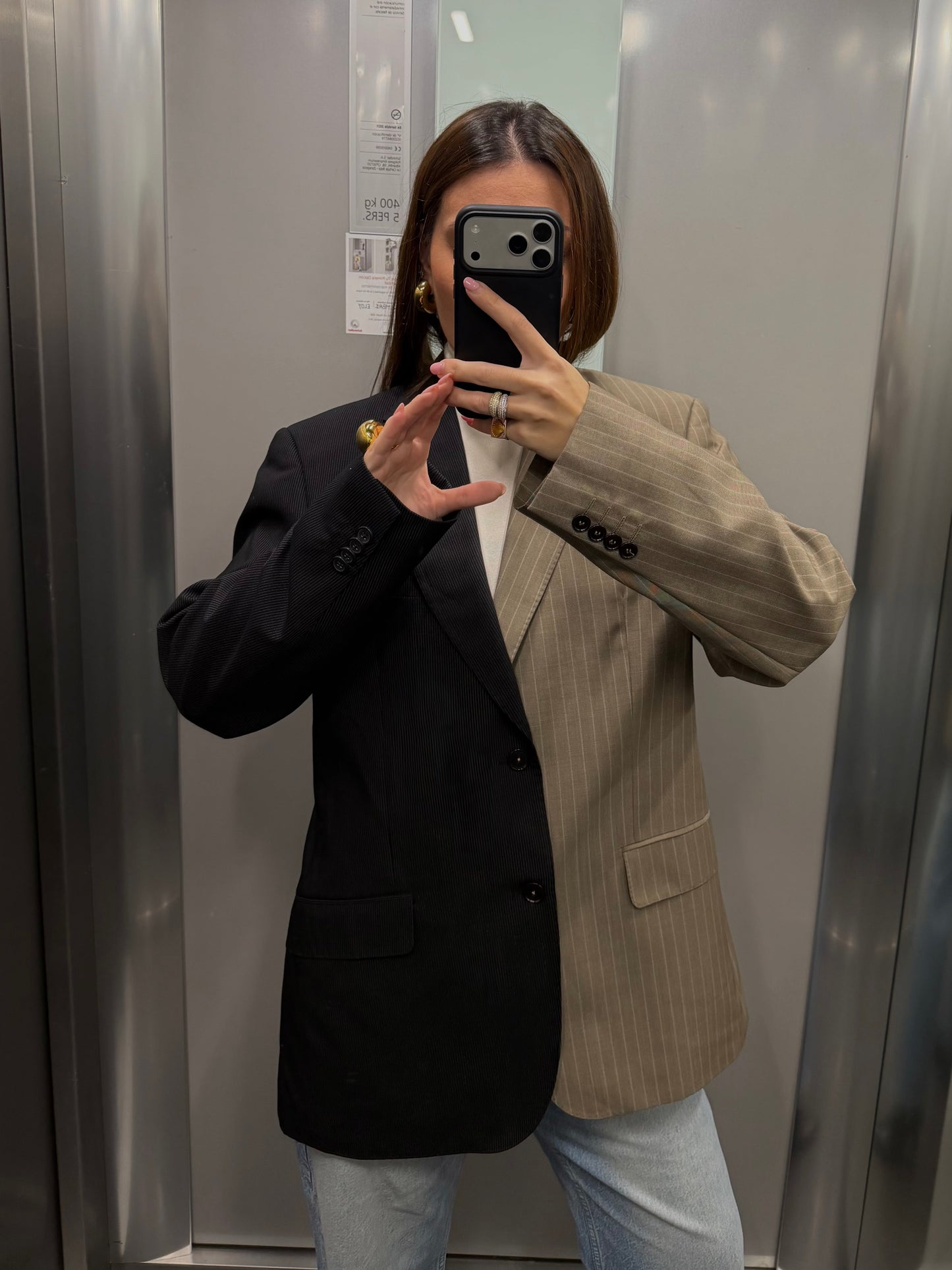 CONTRAST BLAZER 068 vidalyestudio
