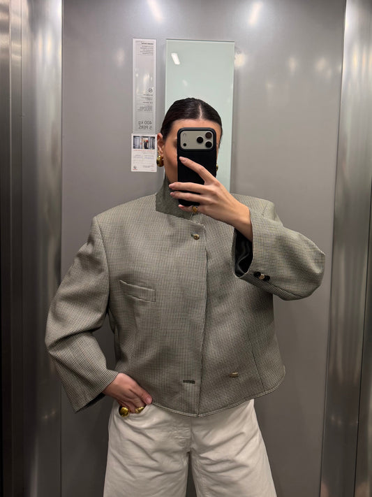 CROP GOLDEN BLAZER 014 vidalyestudio