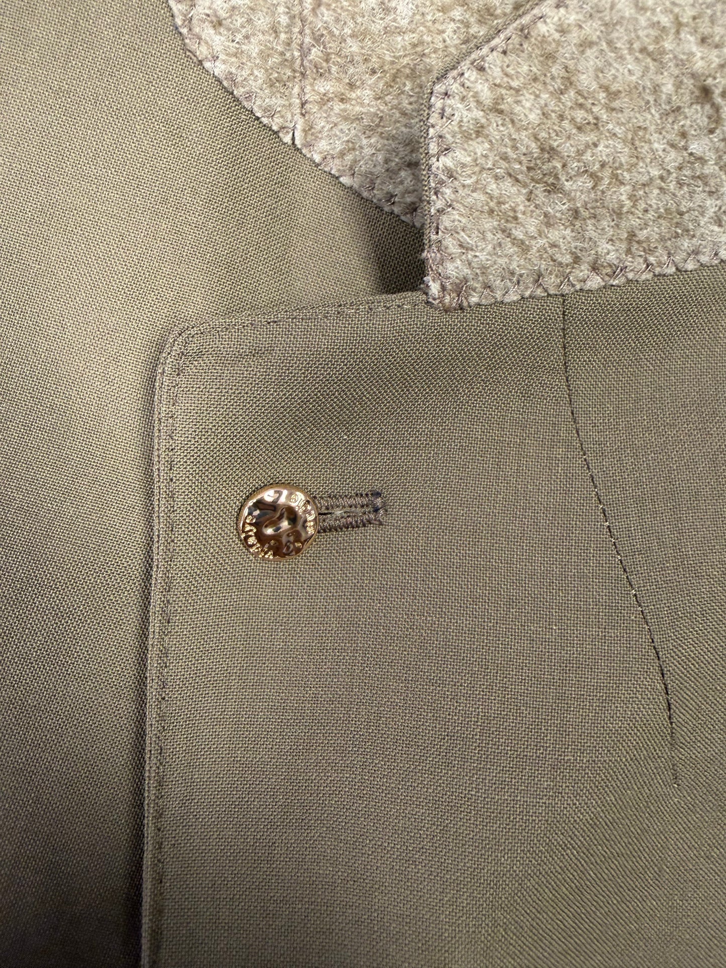 CROP GOLDEN BLAZER 066 vidalyestudio